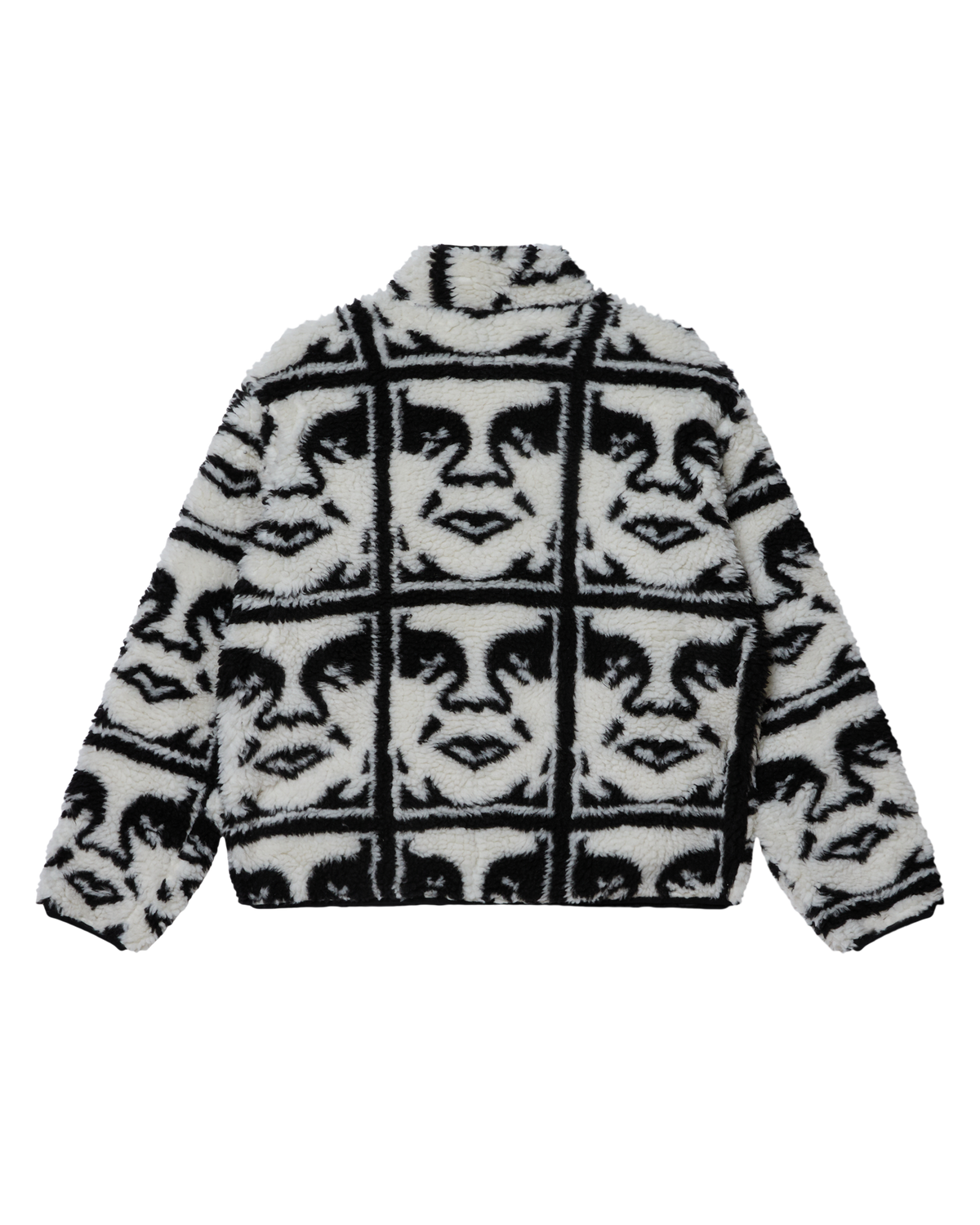 REPEATED ICON SHERPA - BLACK MULTI