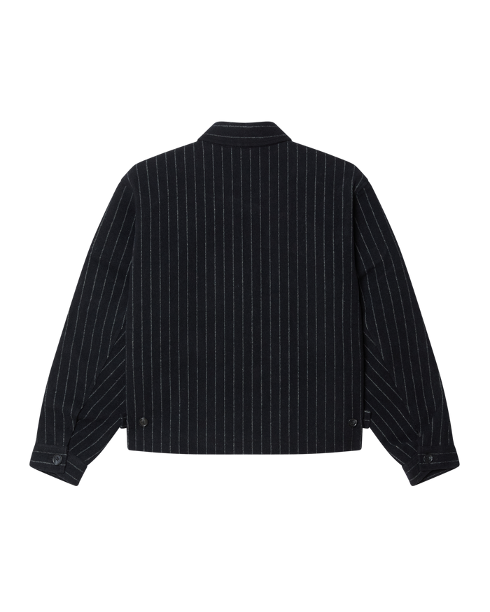 OBEY VERNON ZIP JACKET - NAVY MULTI