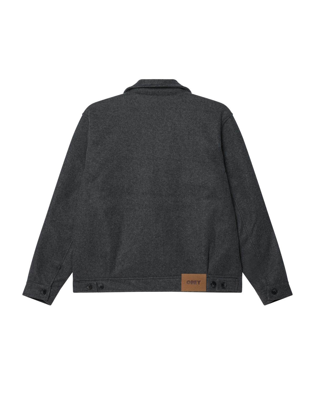 LENOX ZIP JACKET - DARK GREY MELANGE
