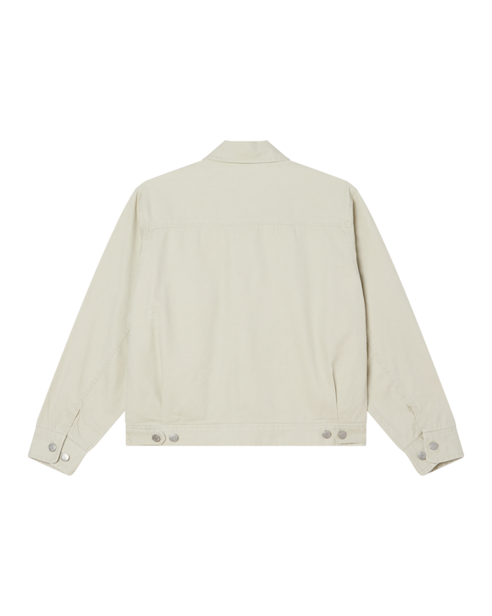 OBEY WALTER WORK JACKET - SILVER BIRCH FADED