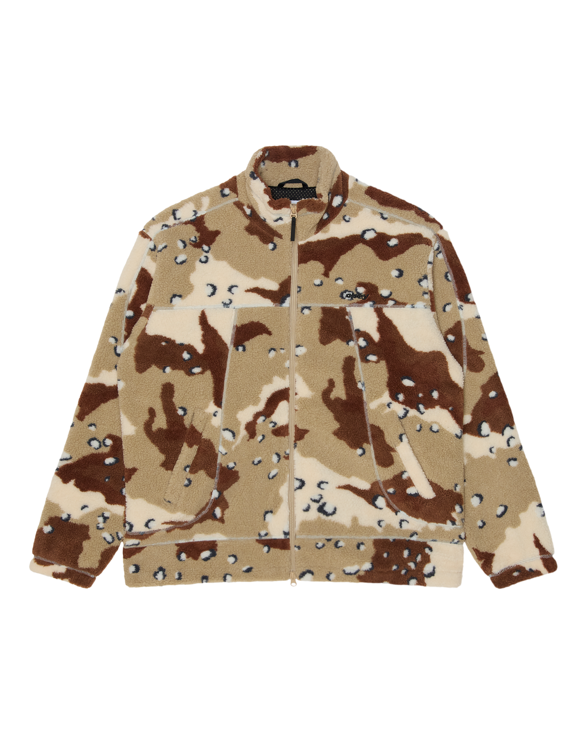 OBEY AXIS SHERPA JACKET - DESERT CAMO