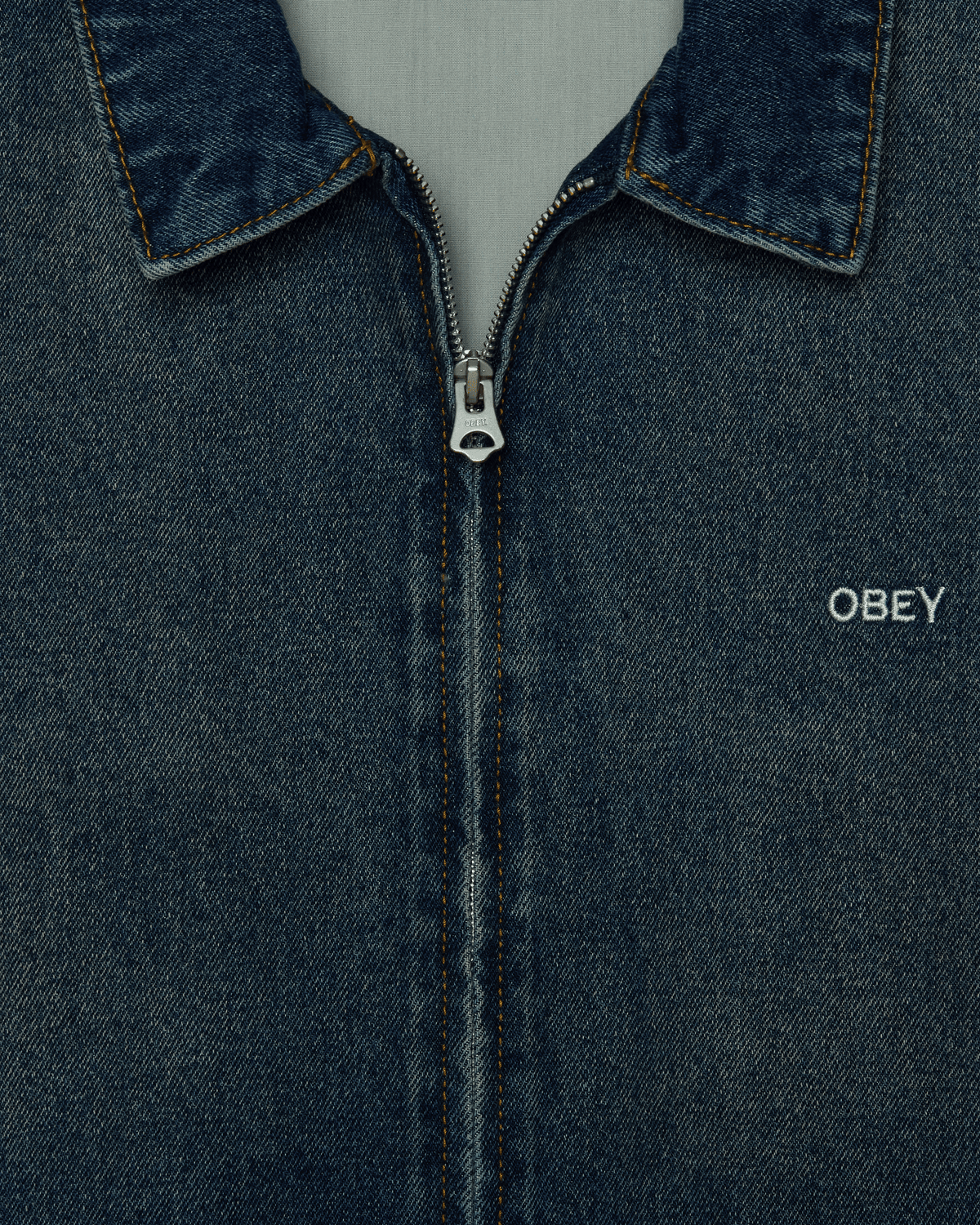 WORKSHOP JACKET - OIL STANIED INDIGO
