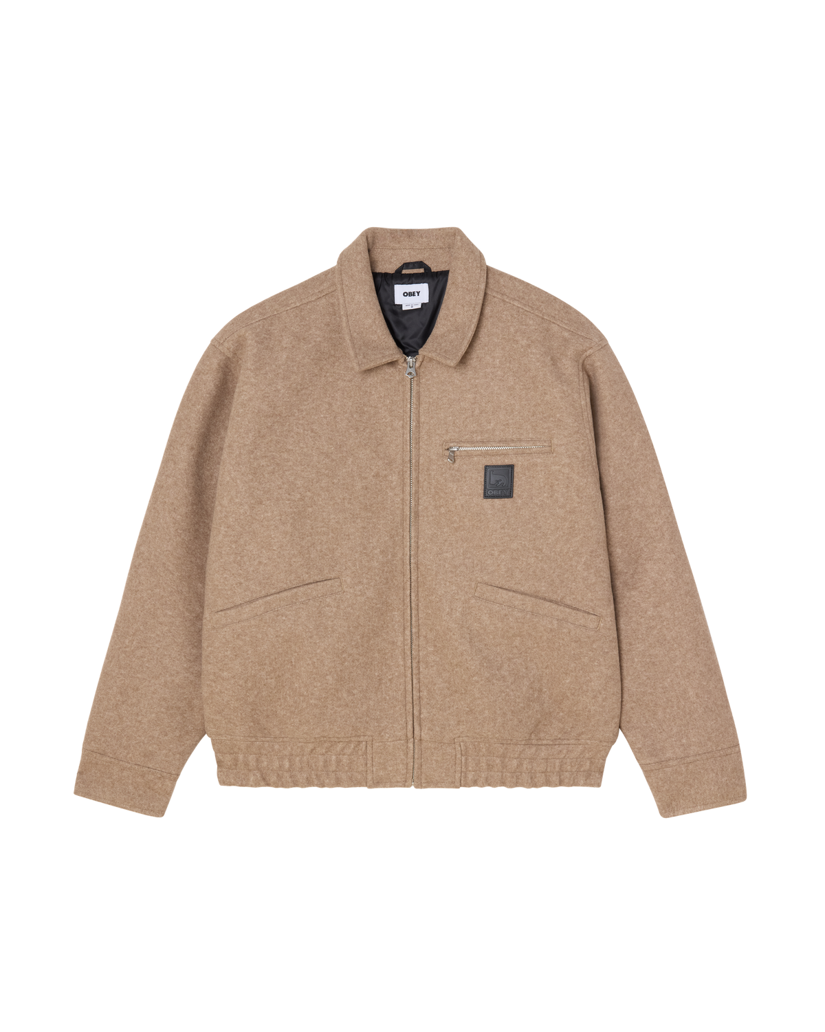 LEDGER BLOUSON JACKET - LATTE