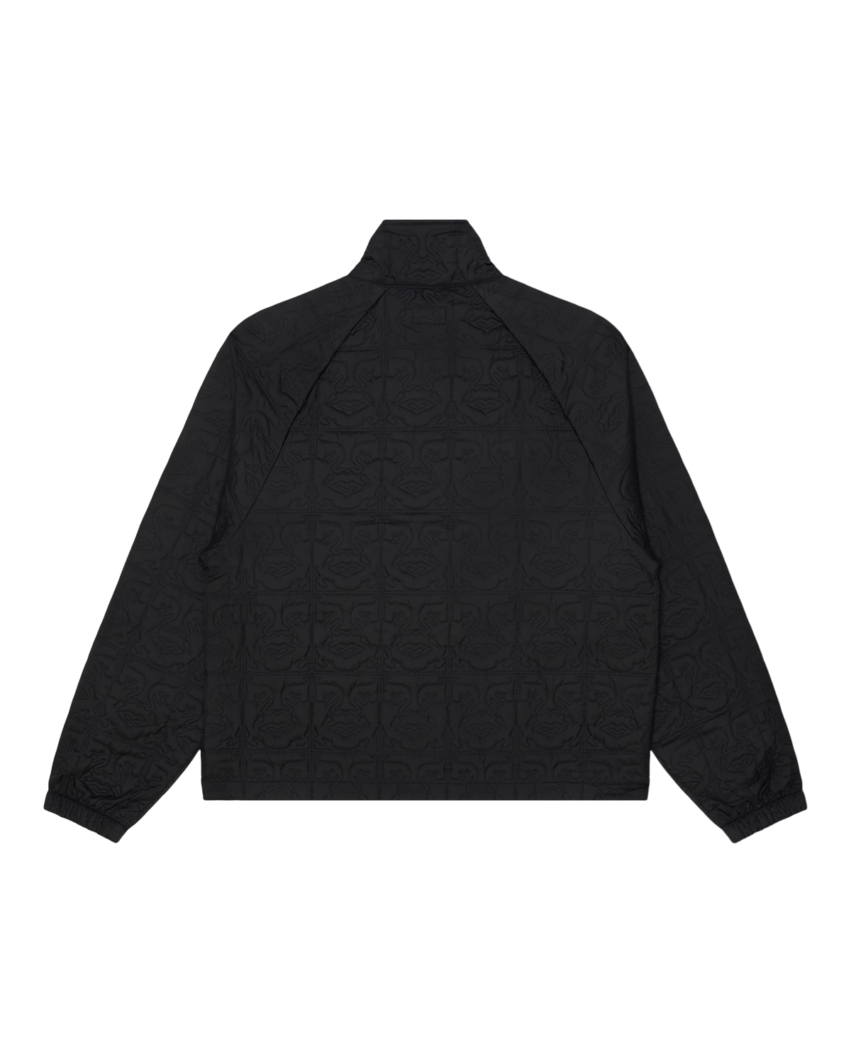 OBEY ICON QUILTED JACKET - BLACK
