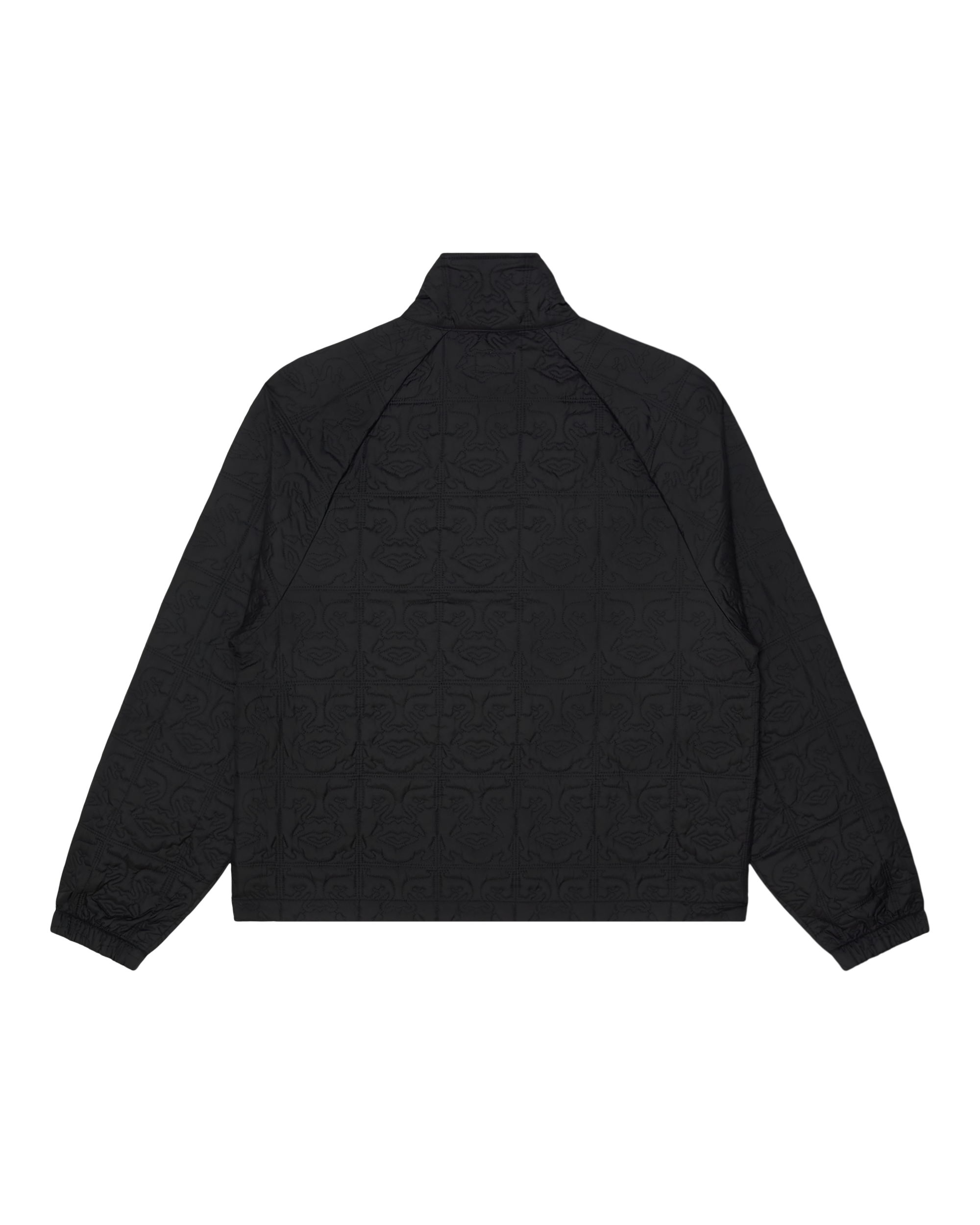 OBEY ICON QUILTED JACKET - BLACK