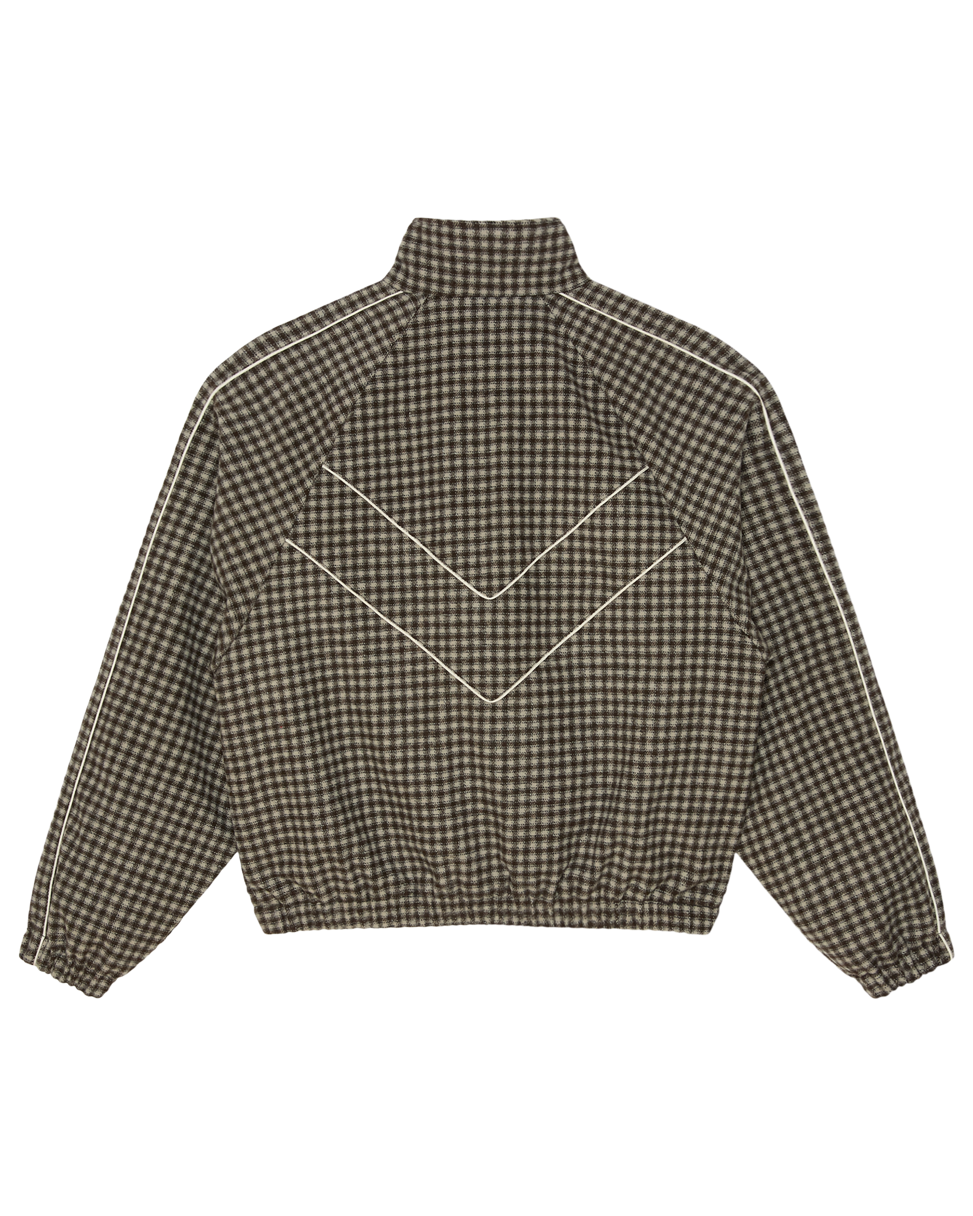 OBEY LEISURE TRAINING JACKET - ABBEY STONE PLAID