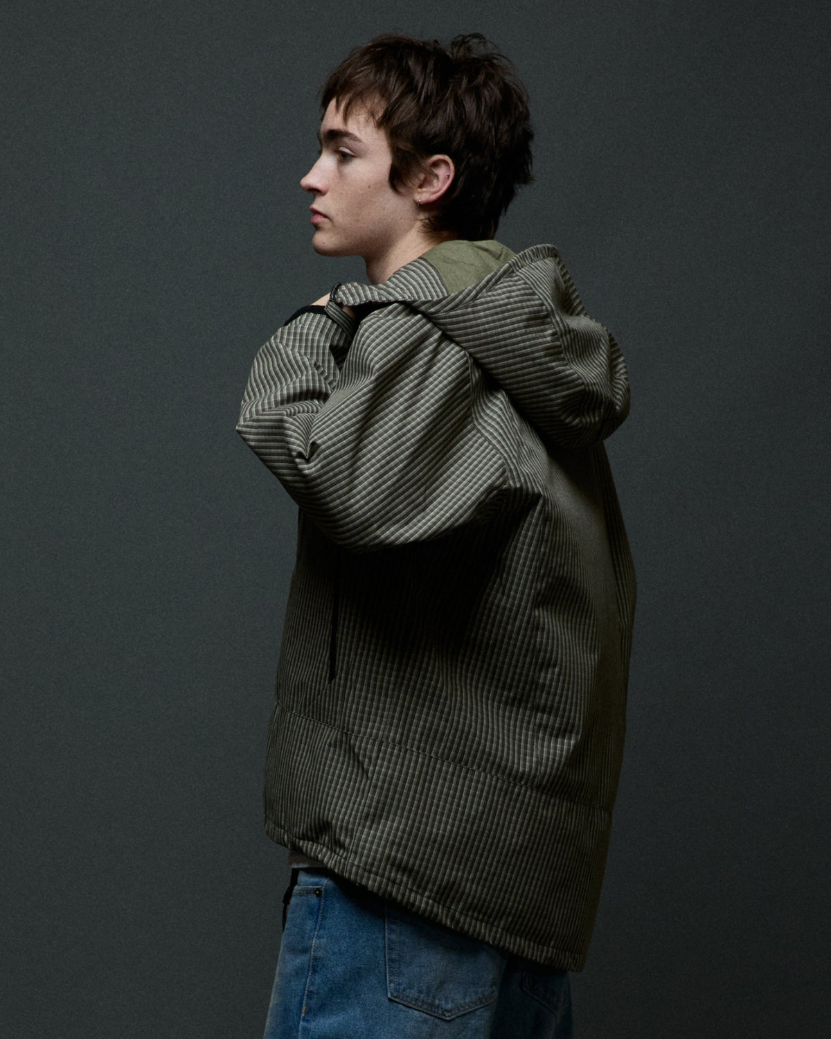 OBSIDIAN JACKET - VETIVER PLAID