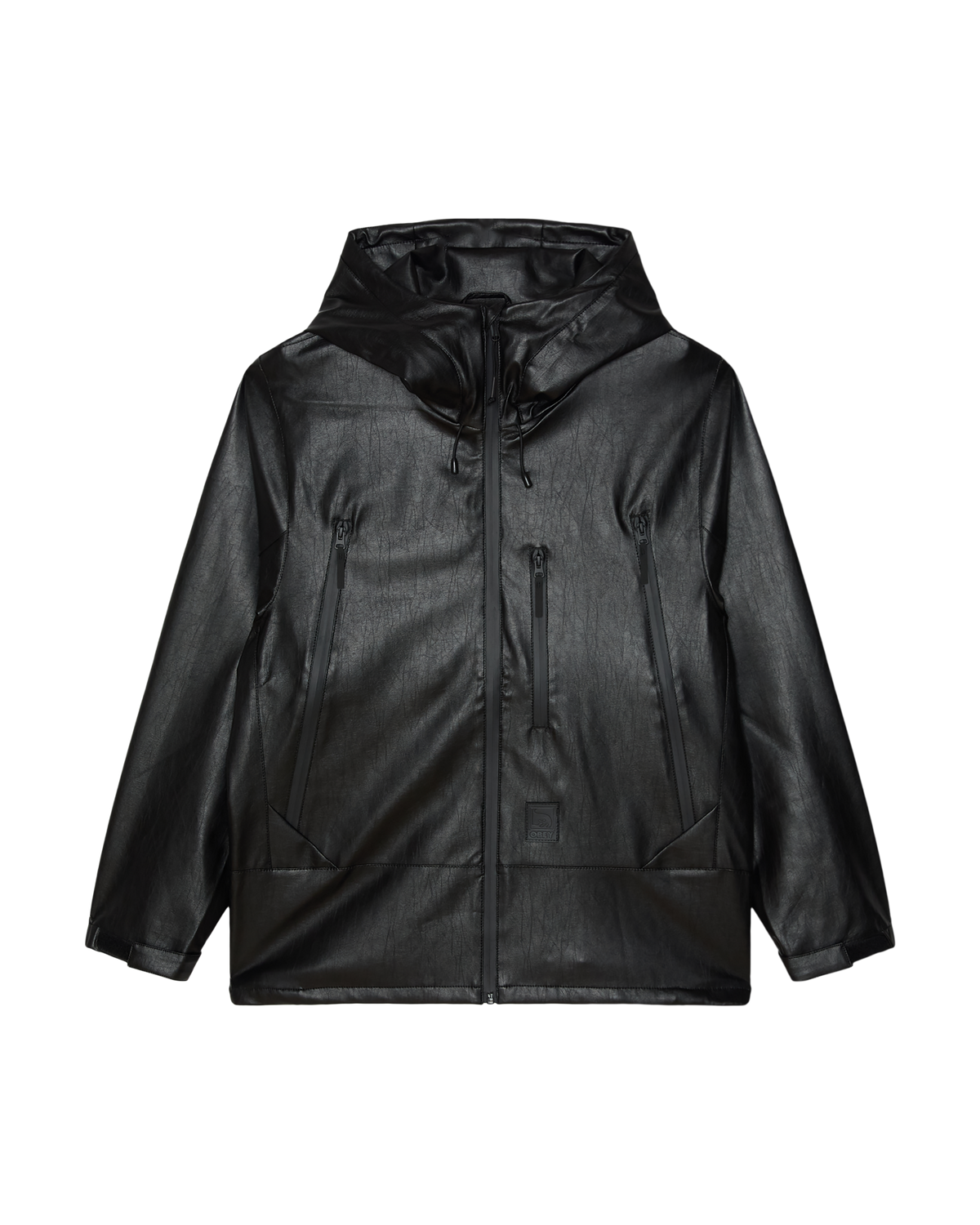 OBSIDIAN PU JACKET - BLACK