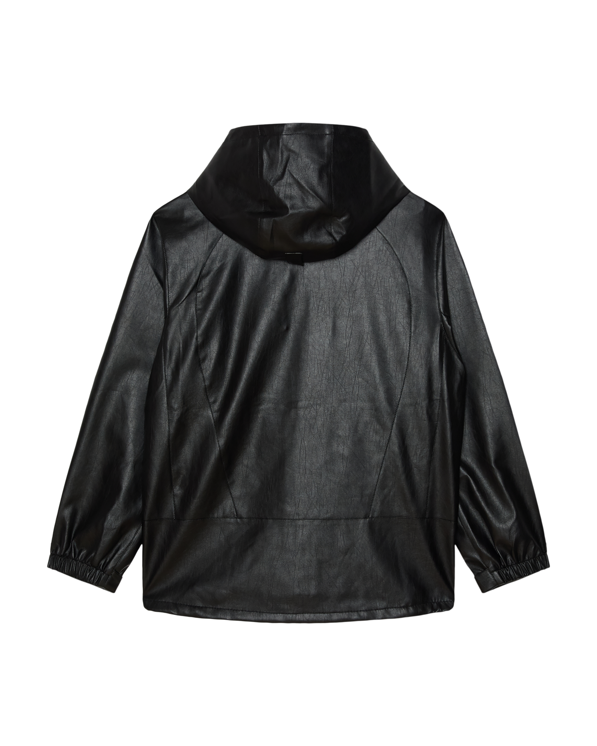 OBSIDIAN PU JACKET - BLACK