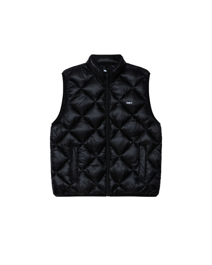 OBEY COMPASS VEST - BLACK