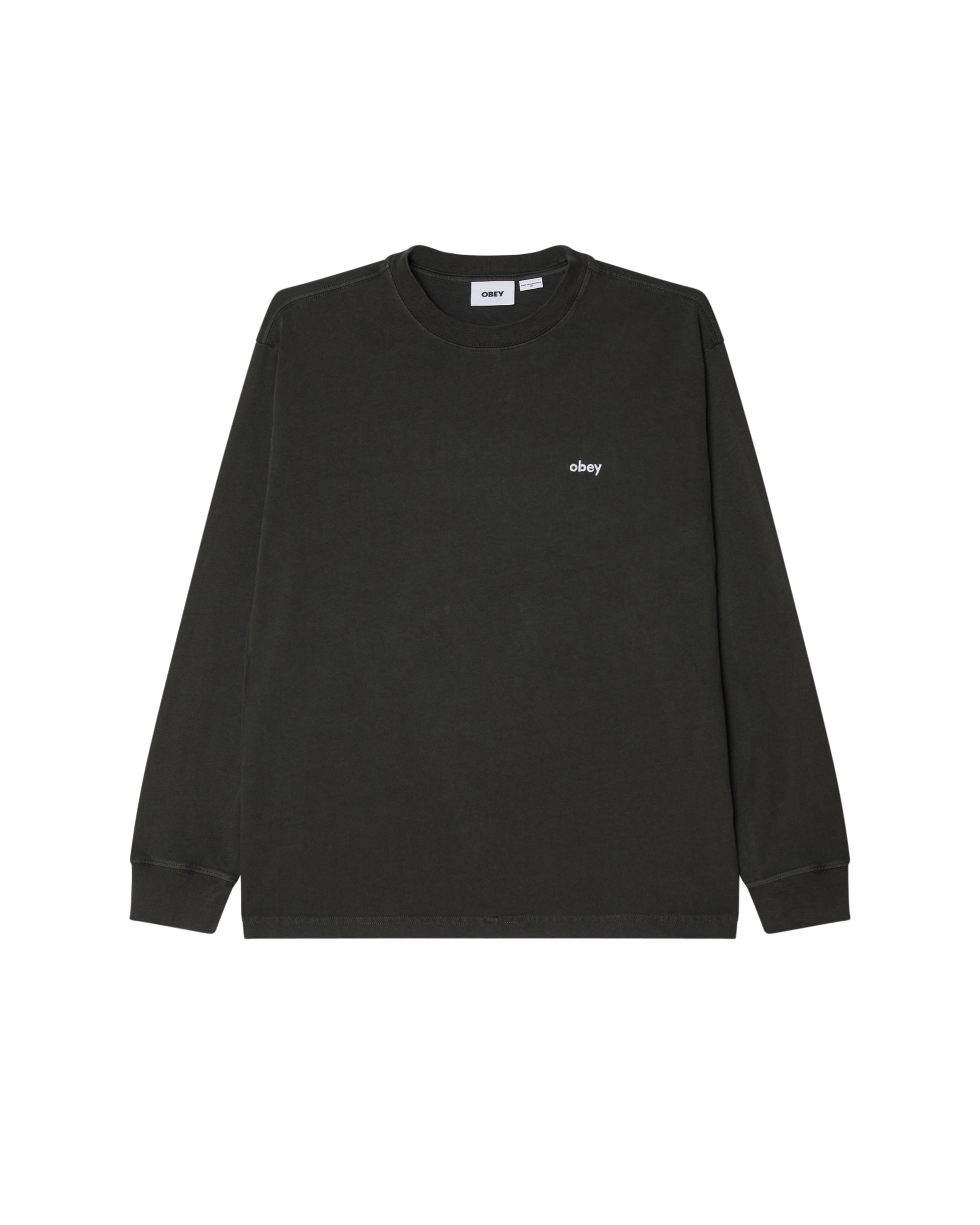 LOWERCASE PIGMENT TEE LS - PIGMENT PIRATE BLACK