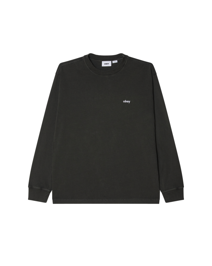LOWERCASE PIGMENT TEE LS - PIGMENT PIRATE BLACK