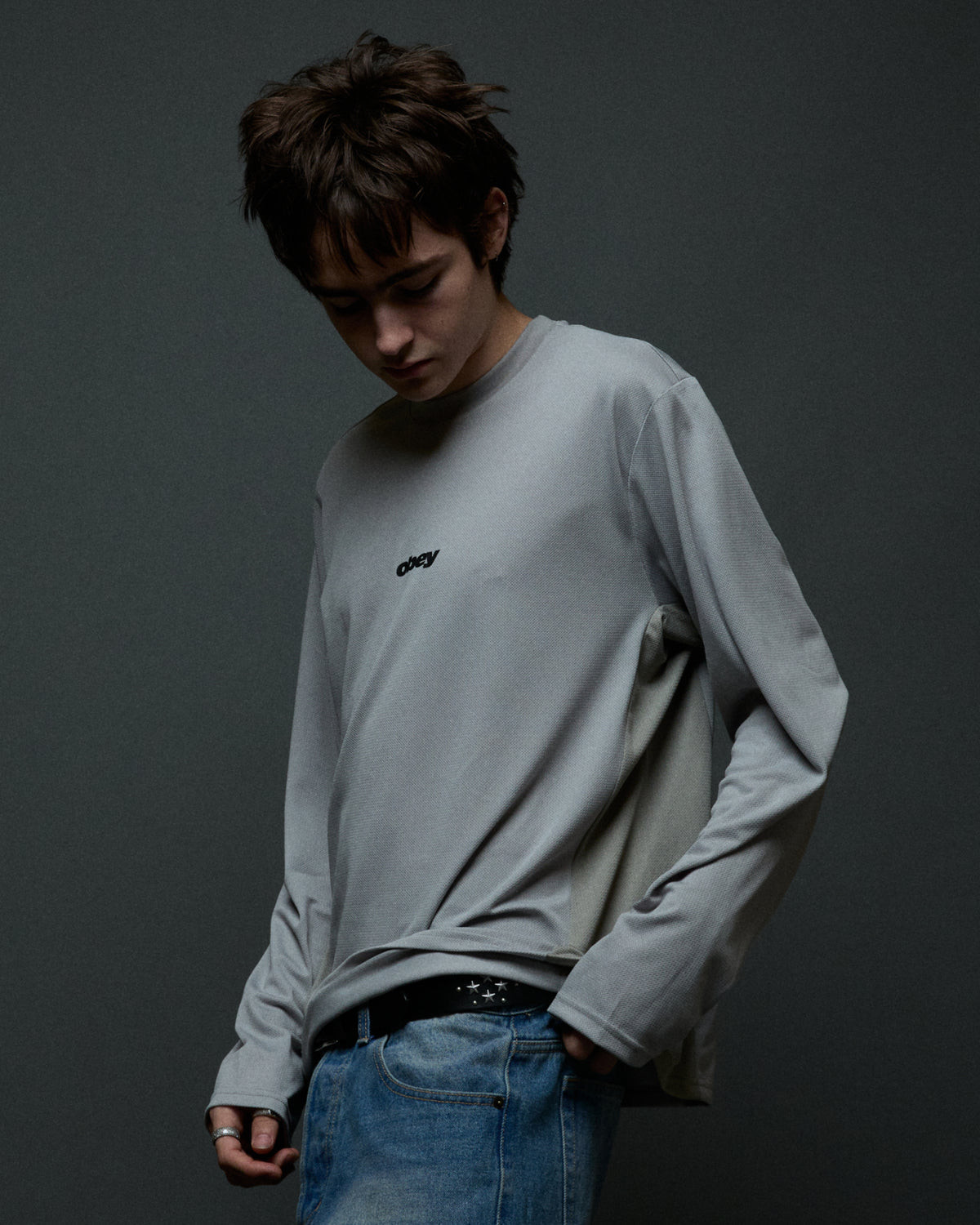 BASECAMP KNIT LS SHIRT - DRIZZLE MULTI