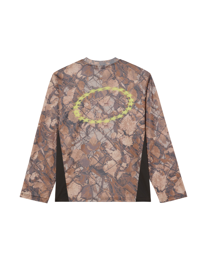 BASECAMP KNIT LS SHIRT - FENCE CAMO MULTI