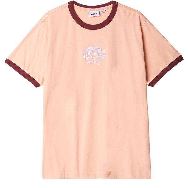 ANGELS RINGER TEE SS | OBEY Clothing