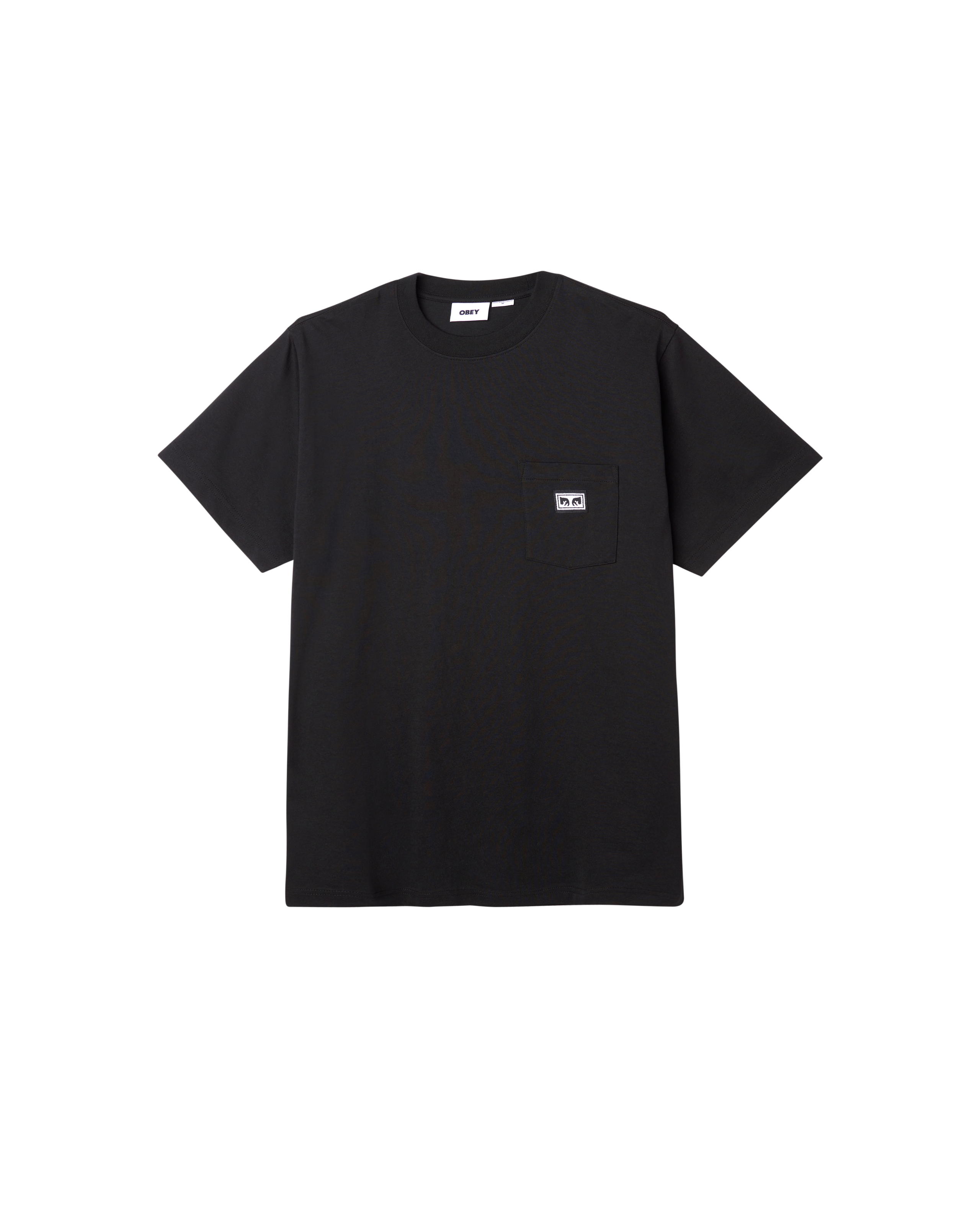 EST. WORKS EYES POCKET T-SHIRT - BLACK