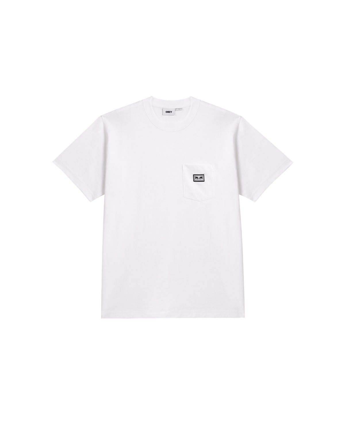 EST. WORKS EYES POCKET T-SHIRT - WHITE