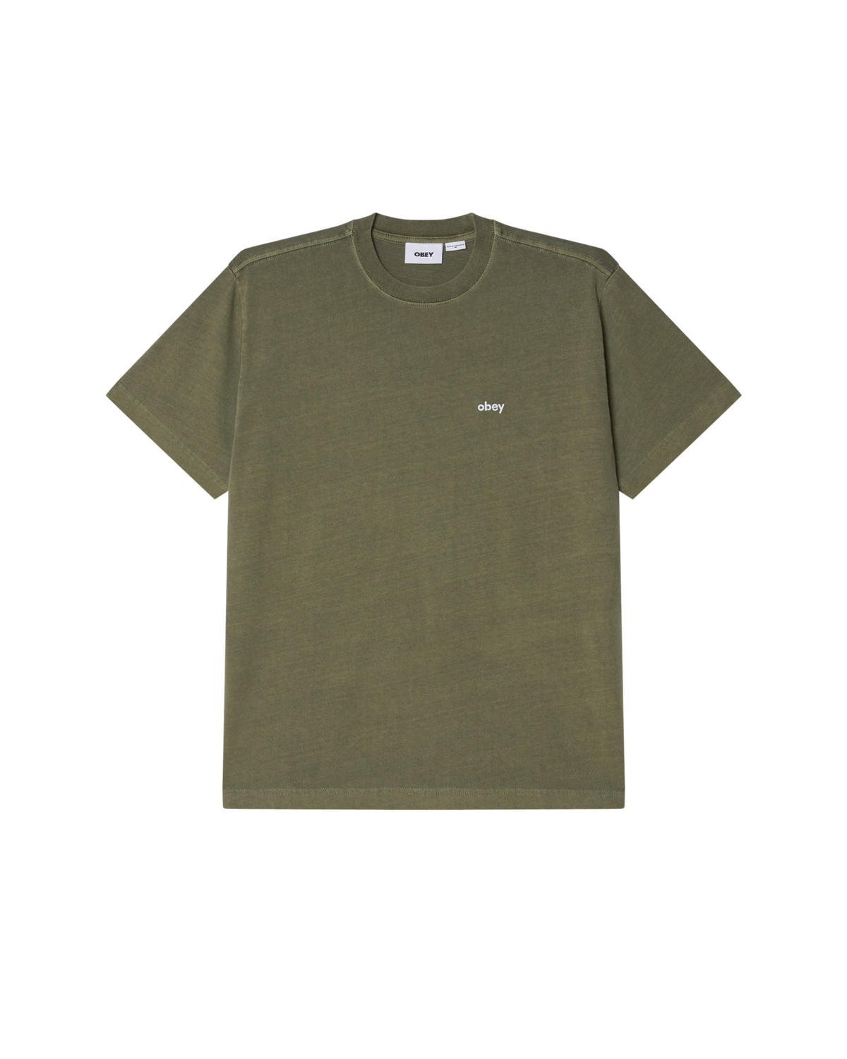 LOWERCASE PIGMENT TEE SS - PIGMENT DEEP LICHEN GREEN