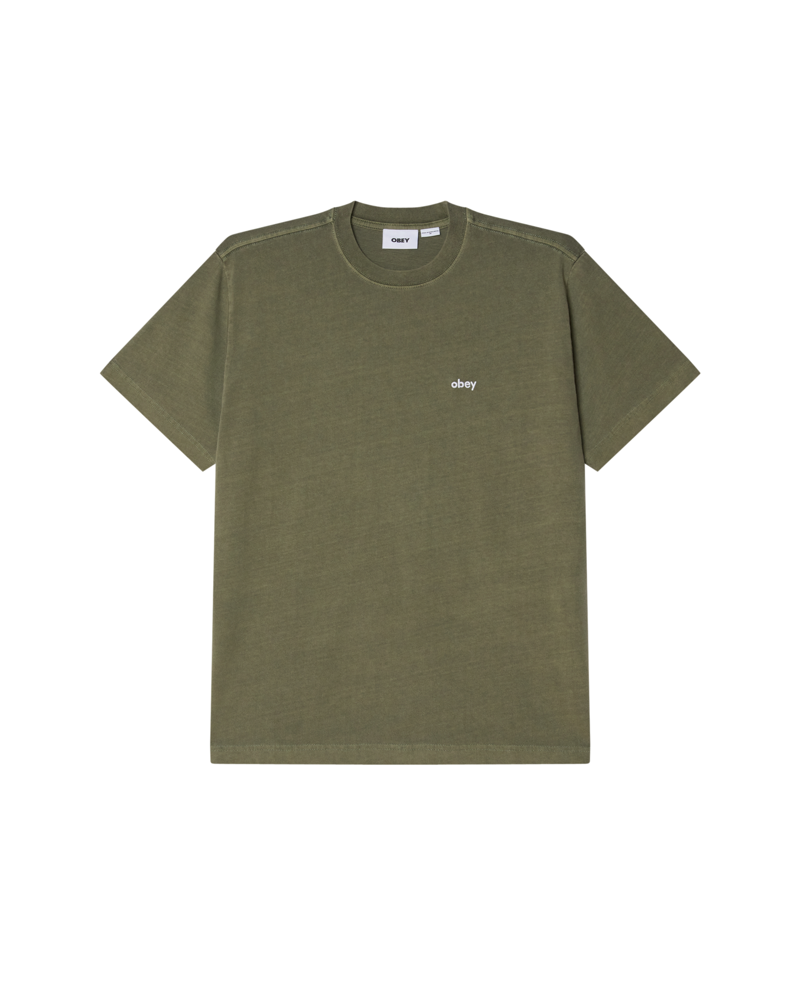 LOWERCASE PIGMENT TEE SS - PIGMENT DEEP LICHEN GREEN