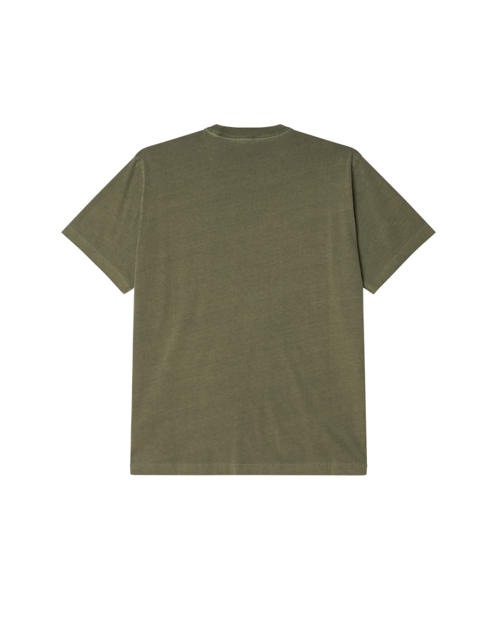 LOWERCASE PIGMENT TEE SS - PIGMENT DEEP LICHEN GREEN