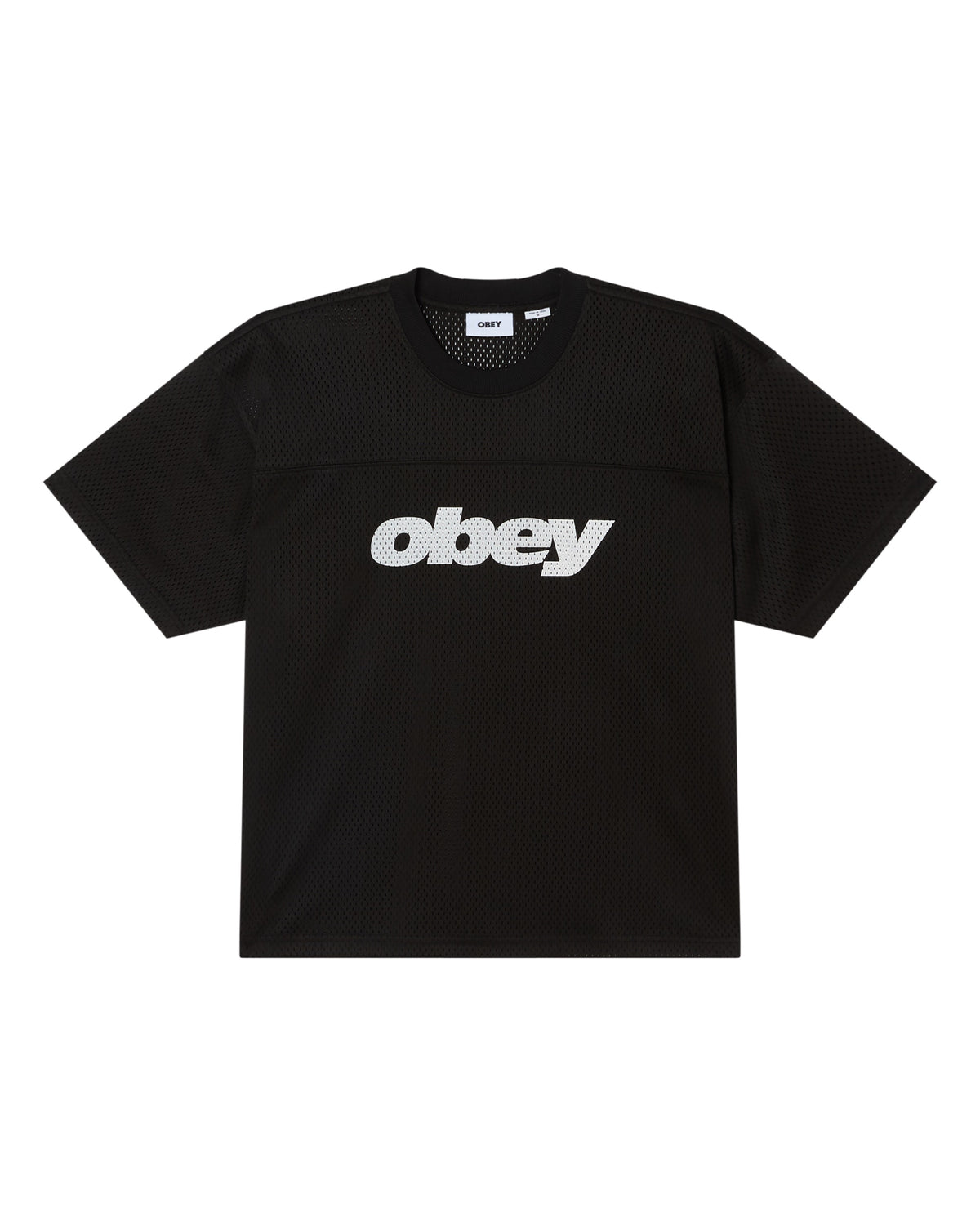 OBEY PRACTICE JERSEY SS - BLACK