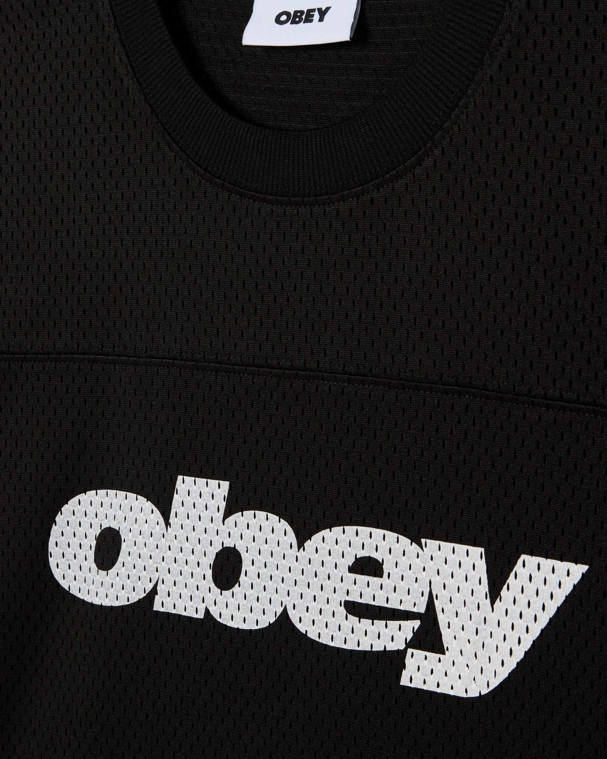 OBEY PRACTICE JERSEY SS - BLACK