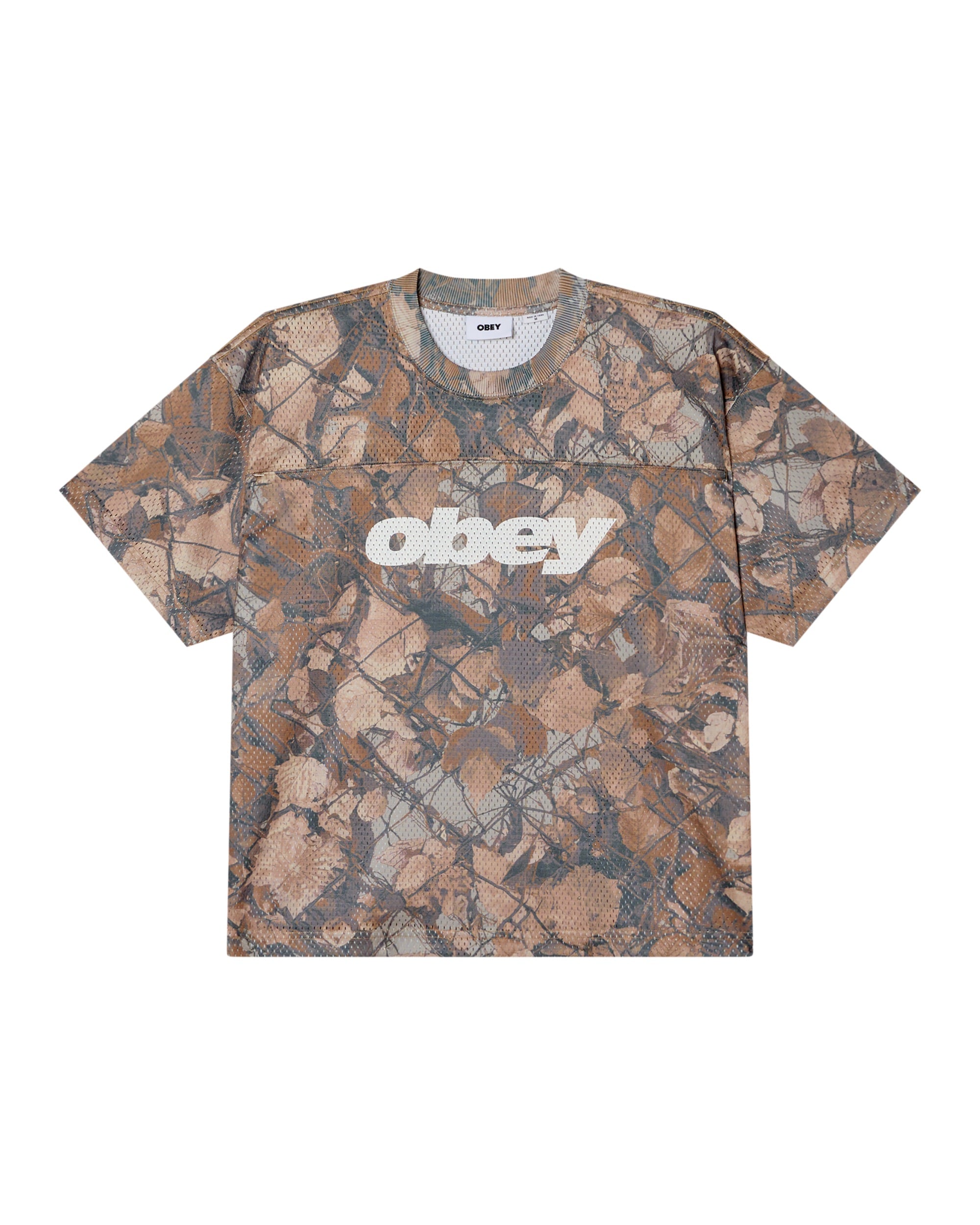 OBEY PRACTICE JERSEY SS - FENCE CAMO