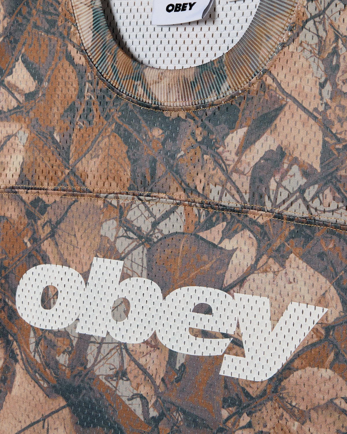 OBEY PRACTICE JERSEY SS - FENCE CAMO