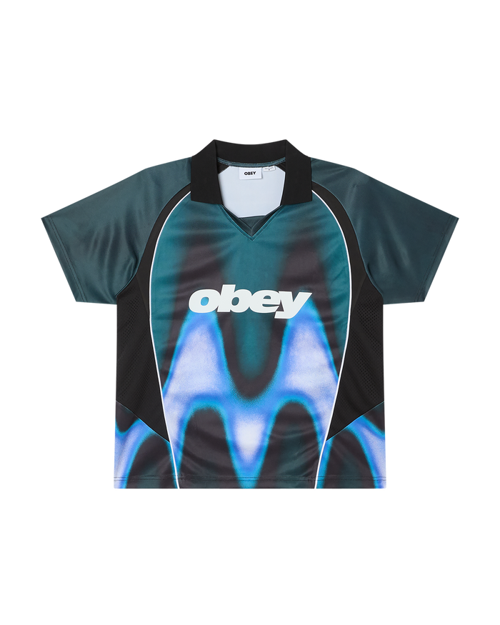 BLURRED SOCCER JERSEY - DARK TEAL MULTI