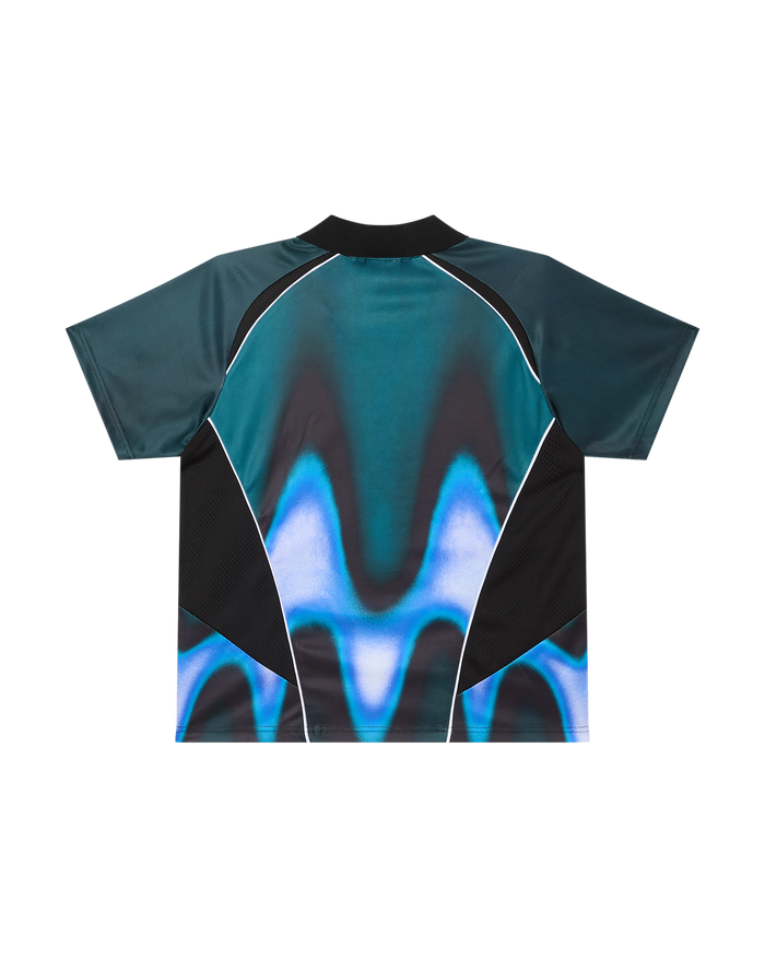 BLURRED SOCCER JERSEY - DARK TEAL MULTI