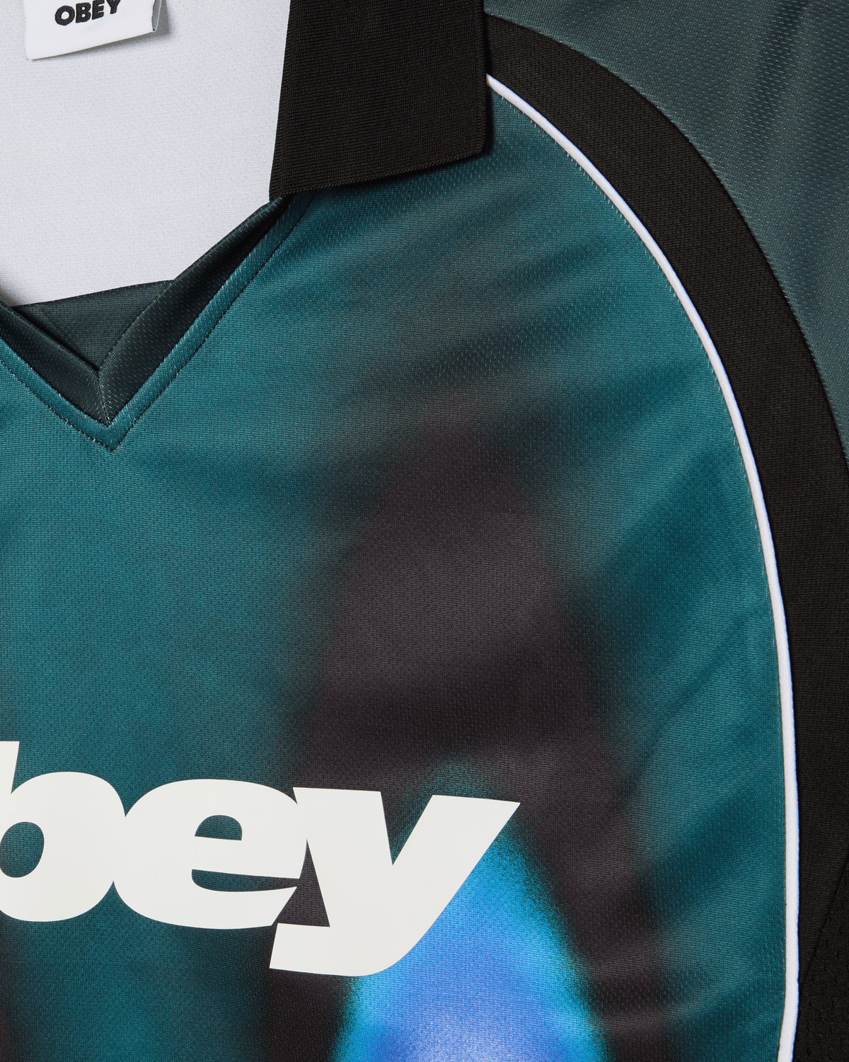 BLURRED SOCCER JERSEY - DARK TEAL MULTI
