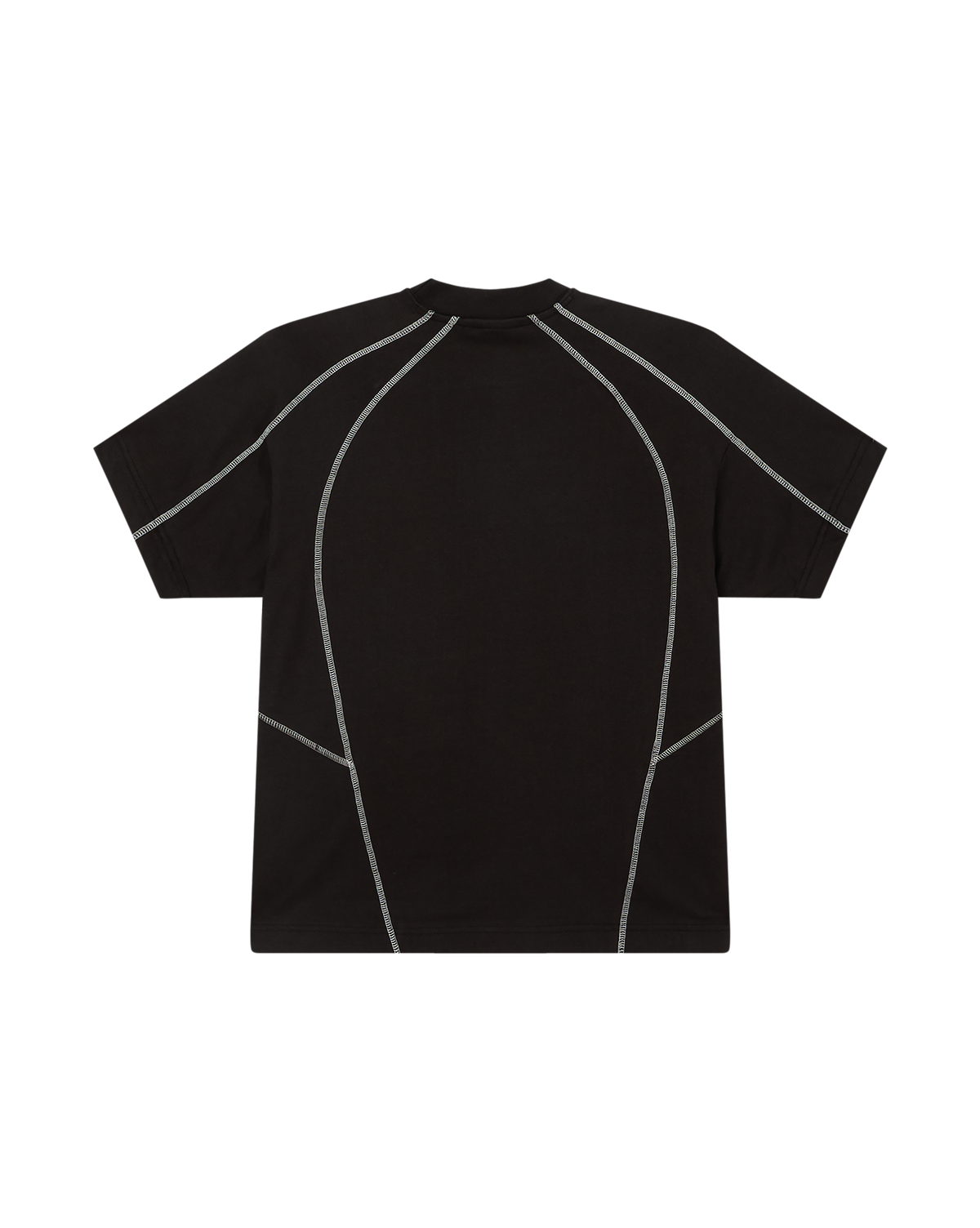 CONTRAST STITCH T-SHIRT - DIGITAL BLACK