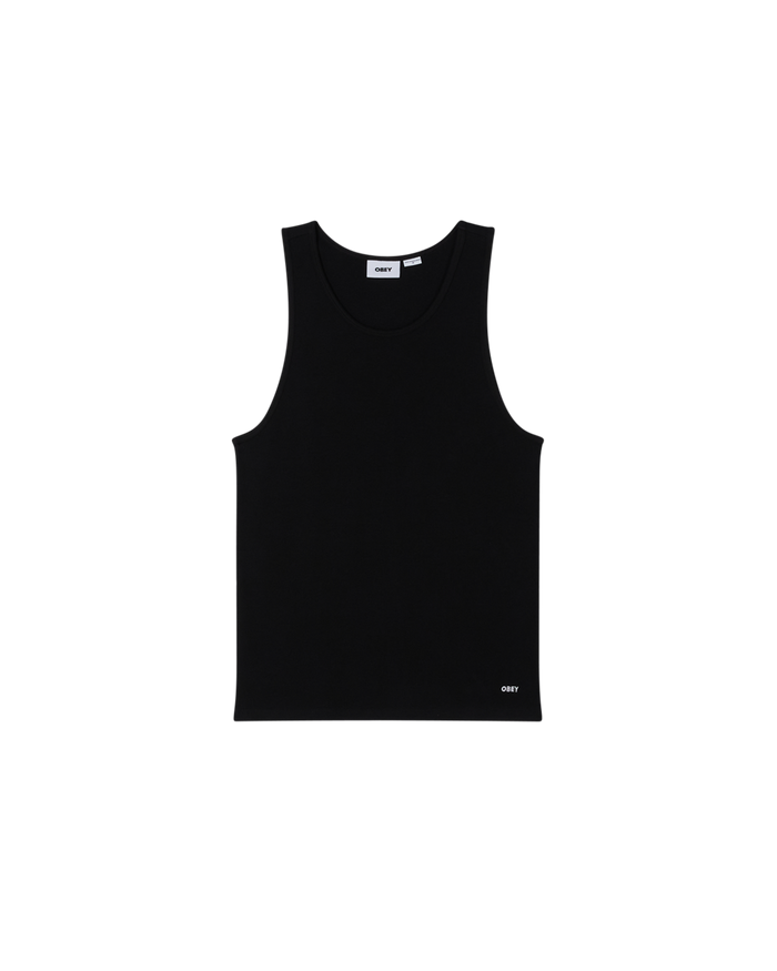 STANDARD RIB TANK 2 PACK - BLACK