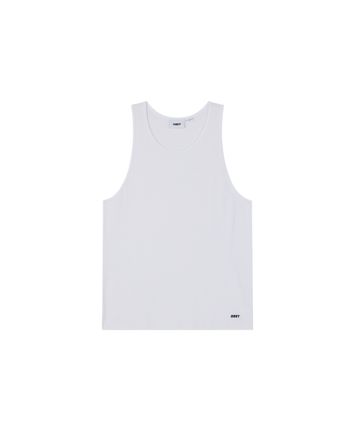 STANDARD RIB TANK 2 PACK - WHITE