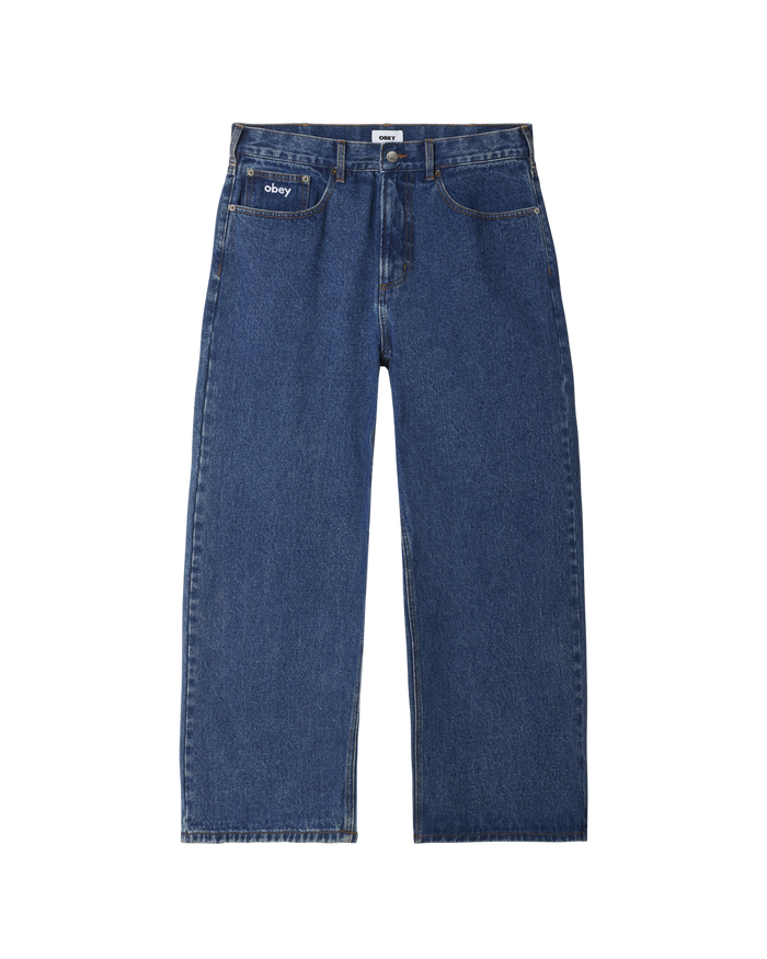 BIGWIG BAGGY DENIM - STONE WAS INDIGO