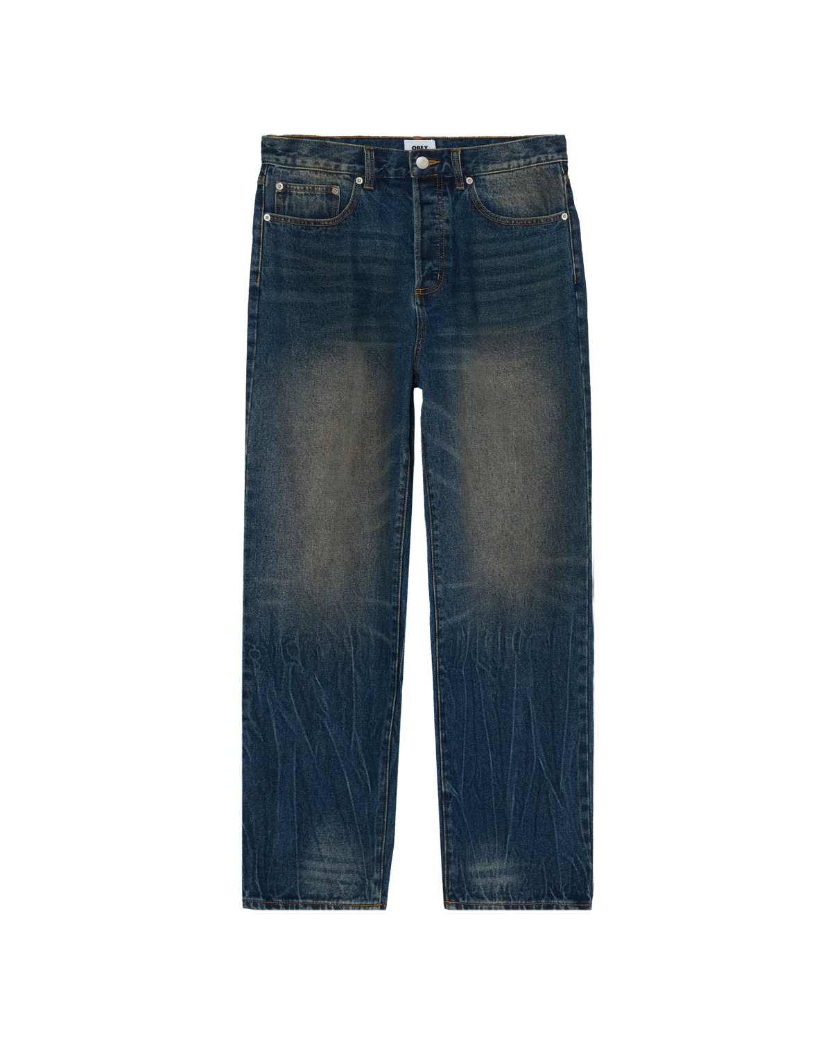 CLASSIC BAGGY DENIM - OIL STANIED INDIGO