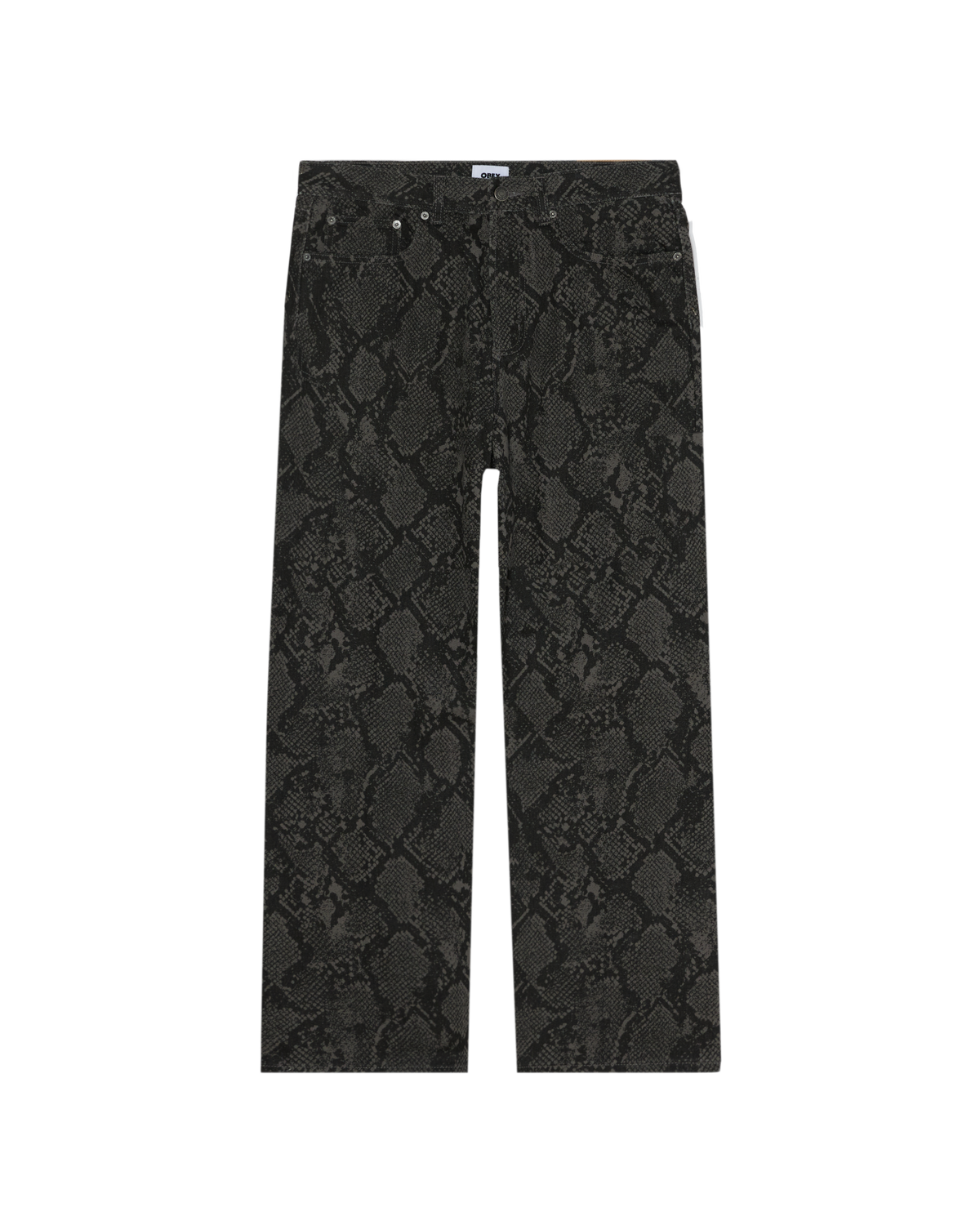 CLASSIC BAGGY DENIM - SNAKE PRINT