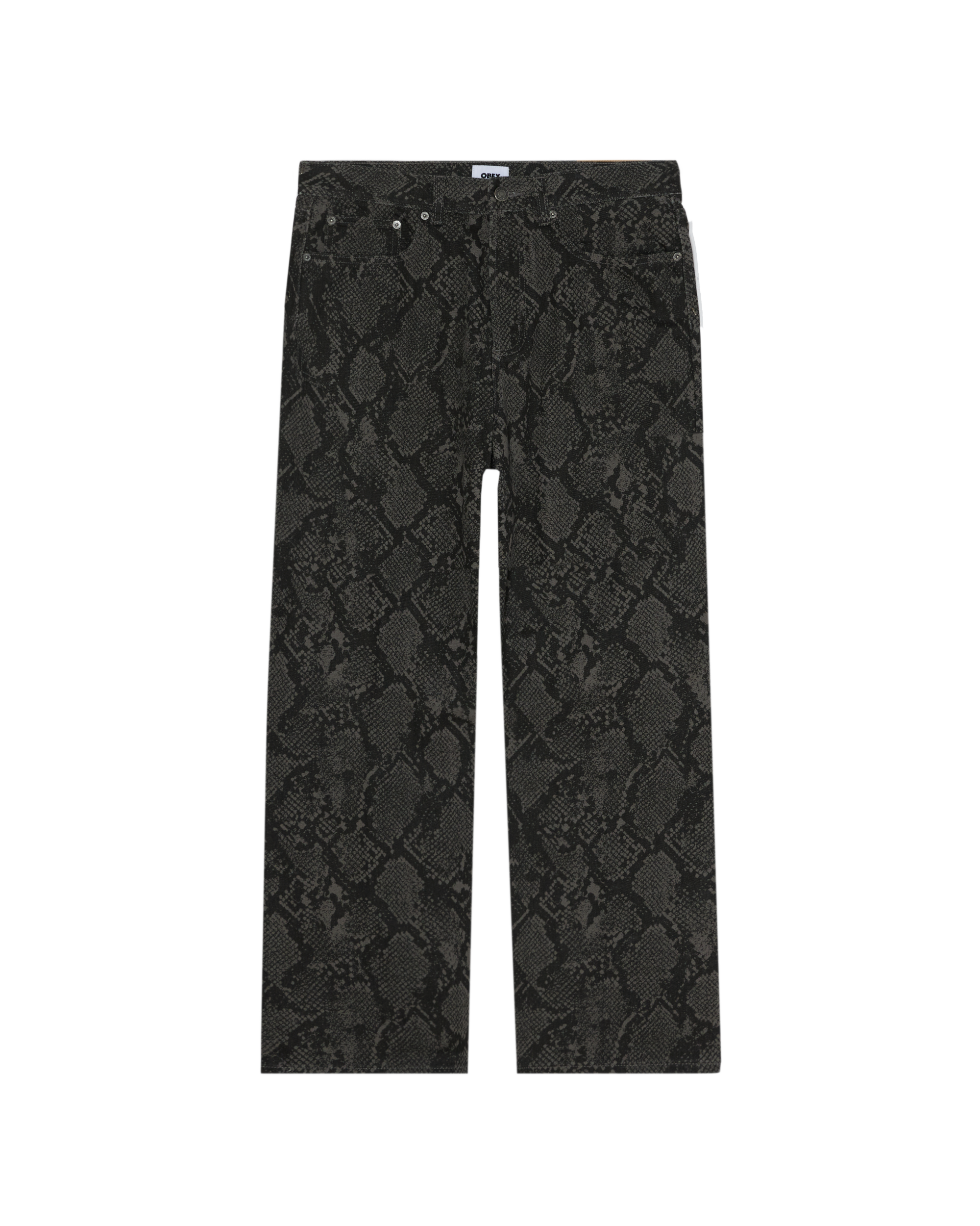 CLASSIC BAGGY DENIM - SNAKE PRINT