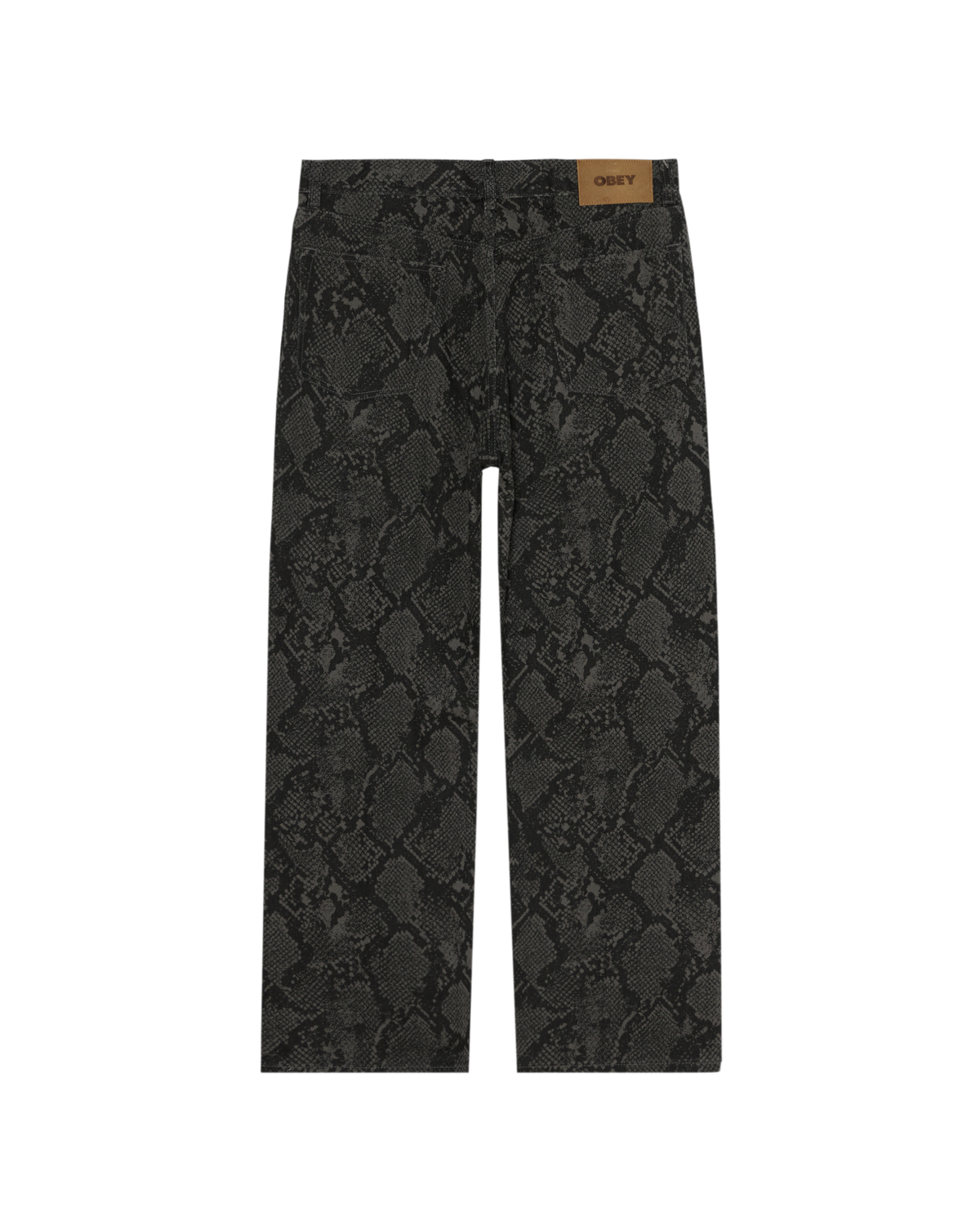 CLASSIC BAGGY DENIM - SNAKE PRINT