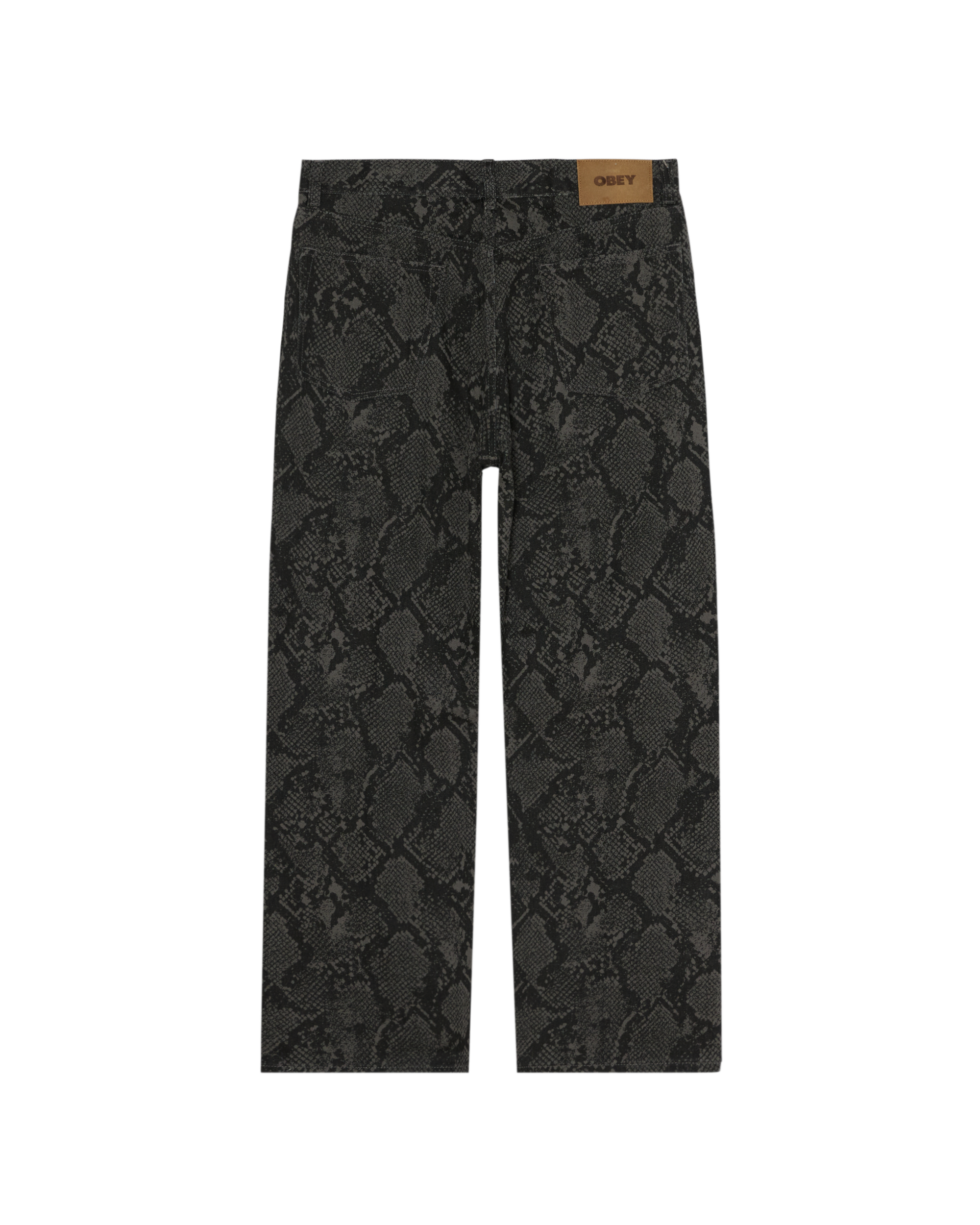 CLASSIC BAGGY DENIM - SNAKE PRINT