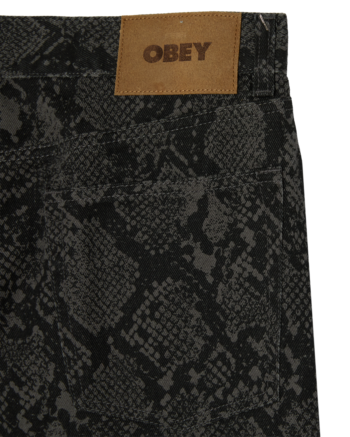 CLASSIC BAGGY DENIM - SNAKE PRINT