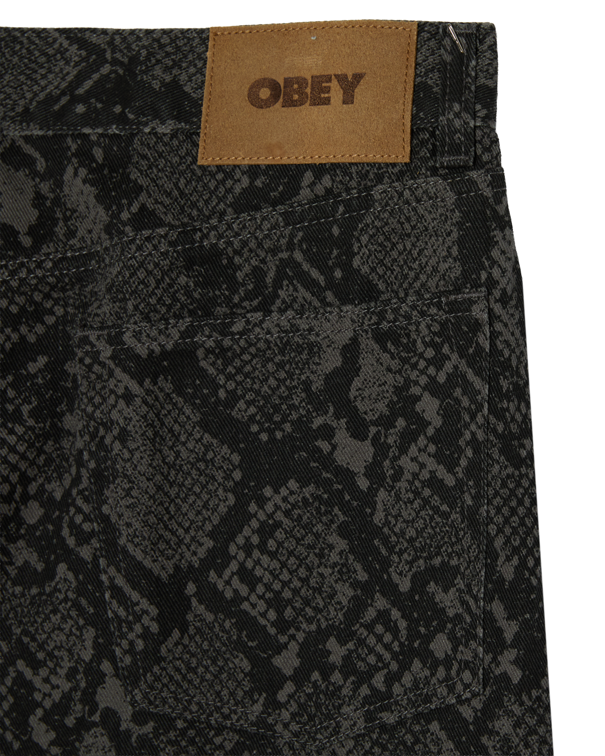 CLASSIC BAGGY DENIM - SNAKE PRINT