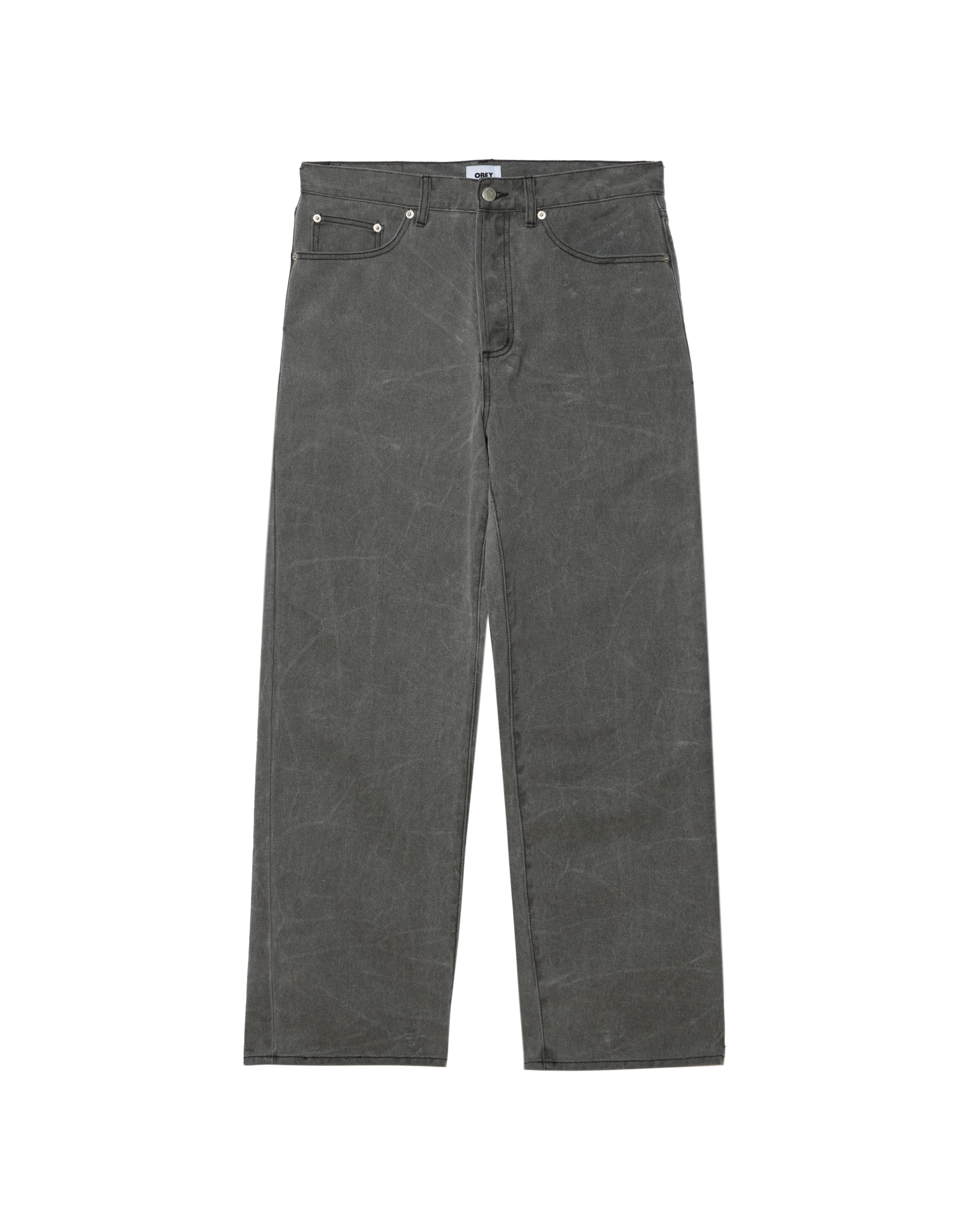 CLASSIC WRINKLE BAGGY DENIM - BLACK WRINKLE WASH