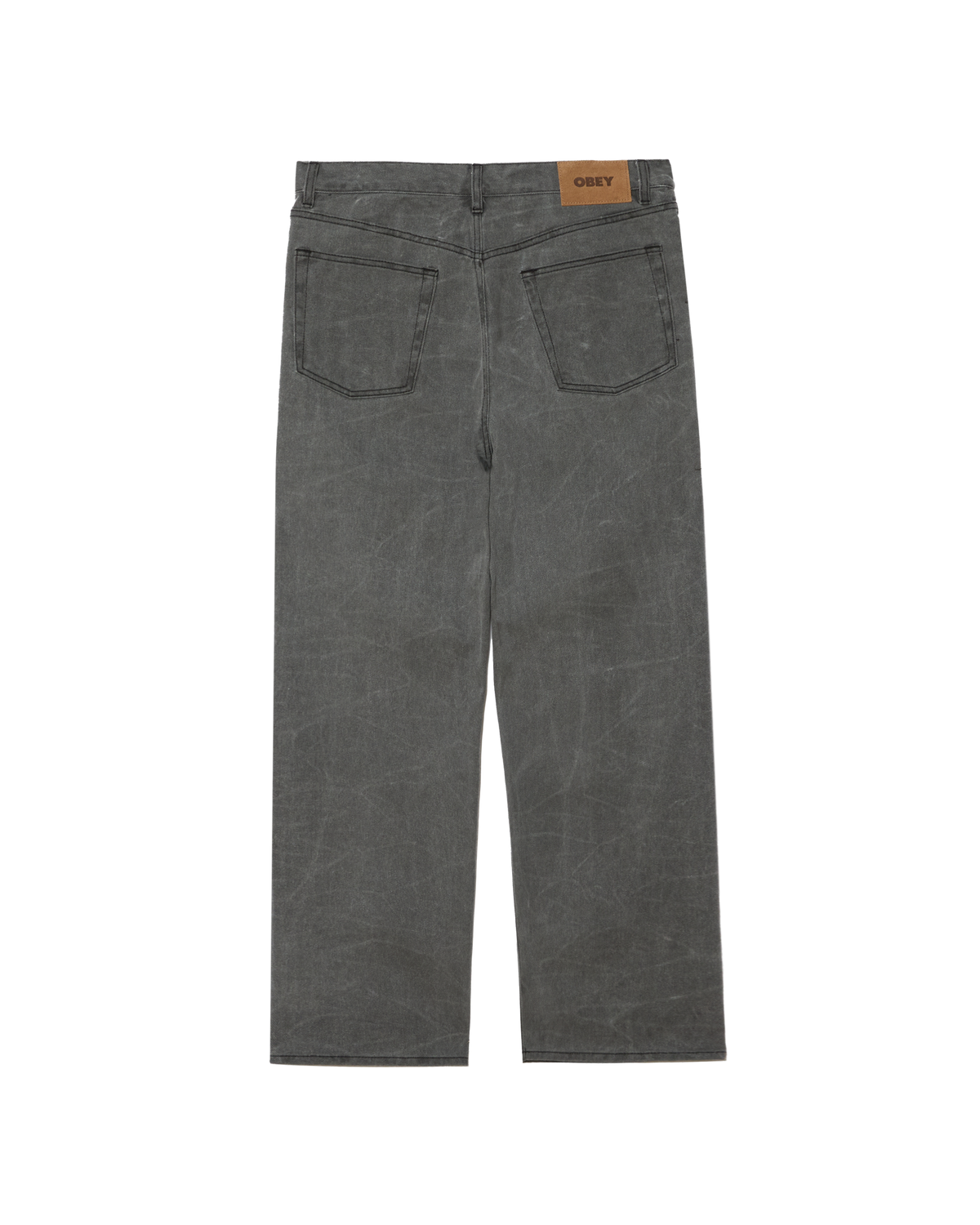 CLASSIC WRINKLE BAGGY DENIM - BLACK WRINKLE WASH