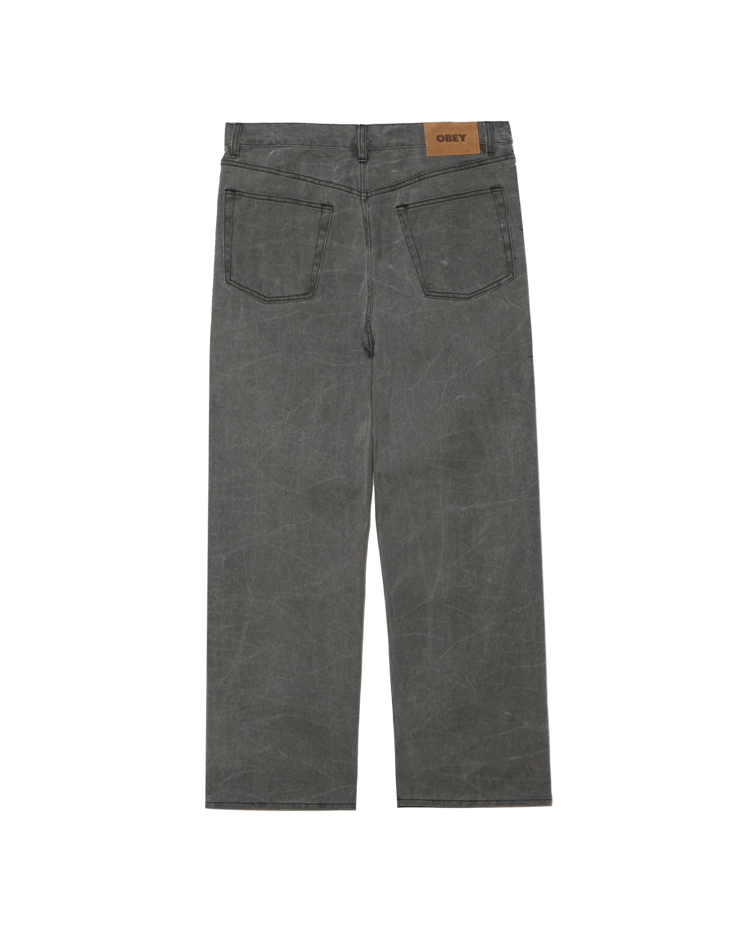 CLASSIC WRINKLE BAGGY DENIM - BLACK WRINKLE WASH