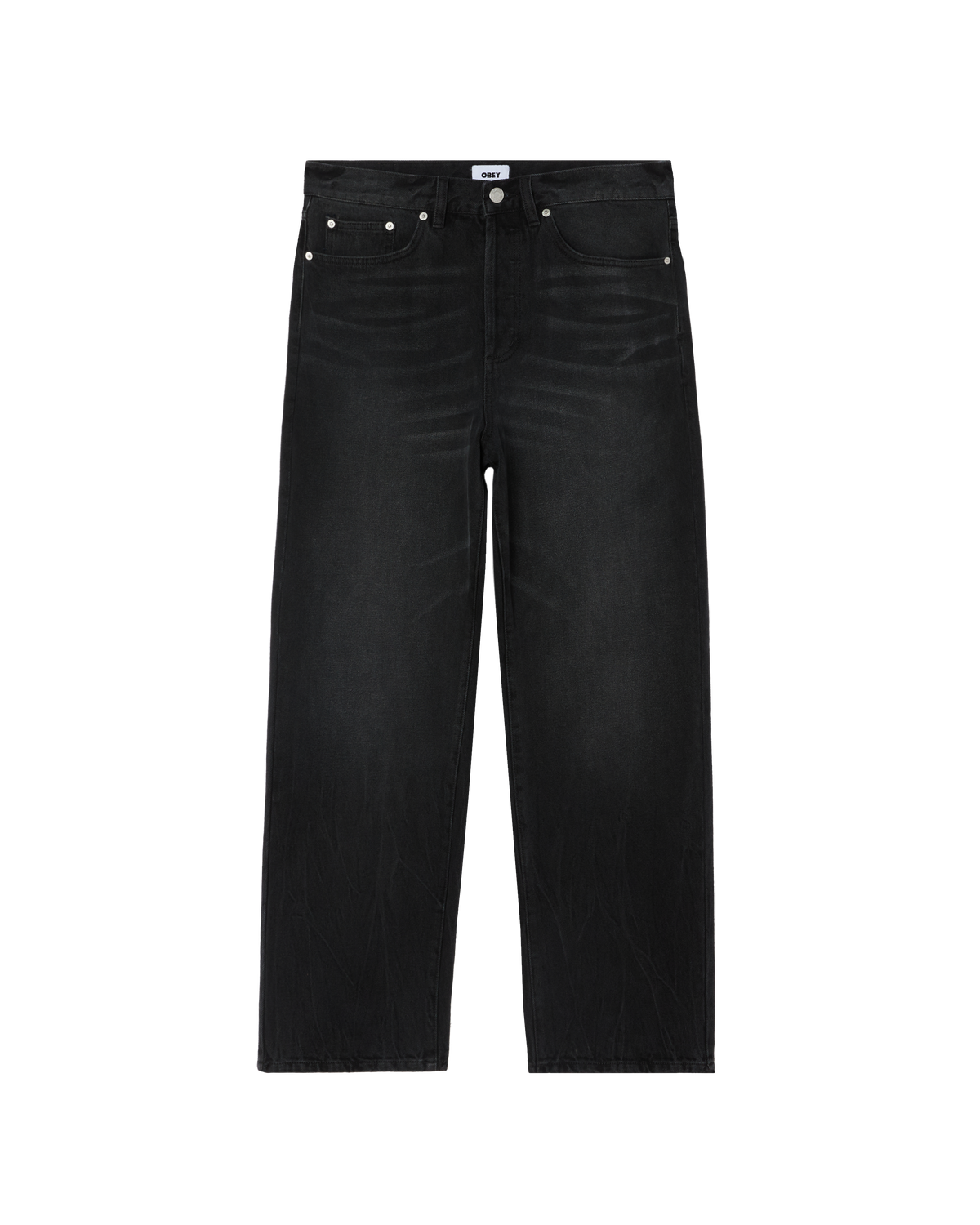 CLASSIC BAGGY VINTAGE DENIM - HEAVY VINTAGE BLACK – OBEY CLOTHING JP