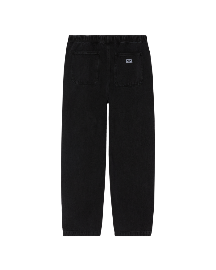 EASY DENIM PANT - WASHED BLACK