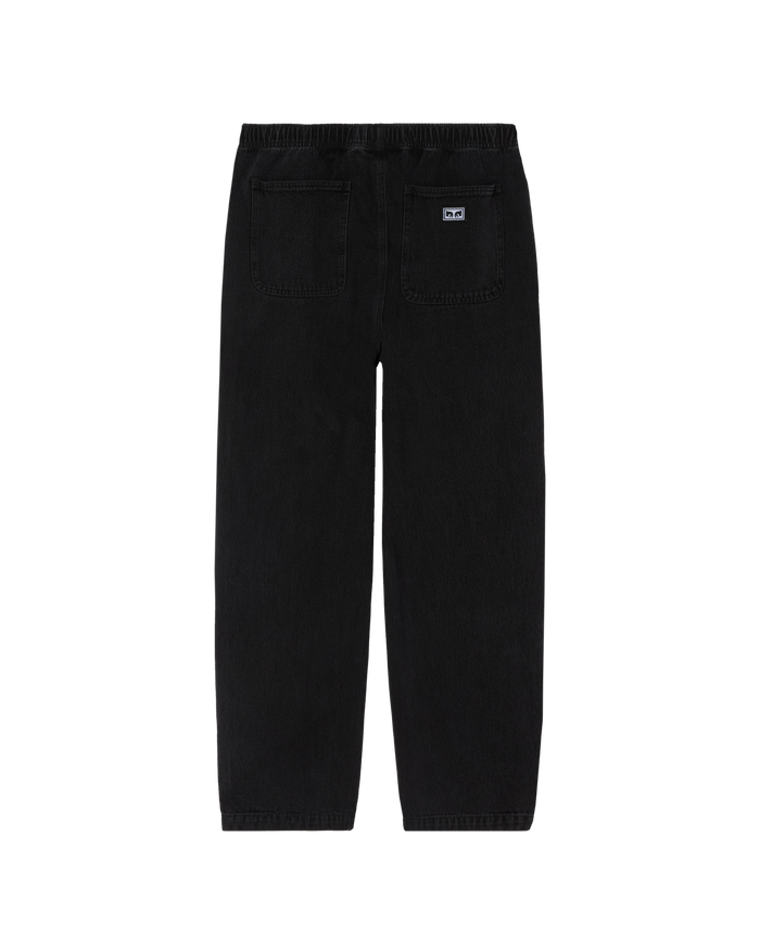 EASY DENIM PANT - WASHED BLACK