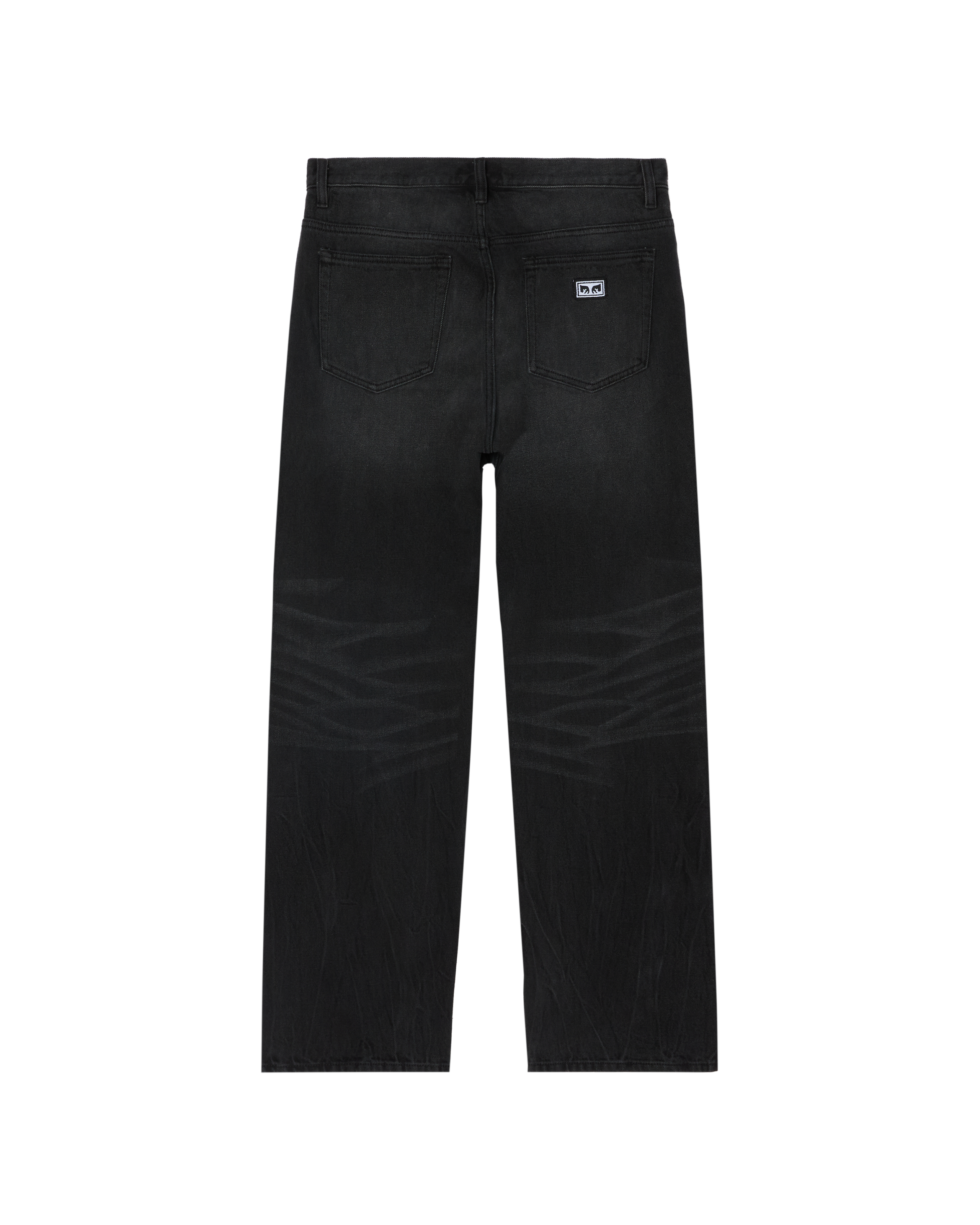 BOXCAR STRAIGHT LEG DENIM - HEAVY VINTAGE BLACK