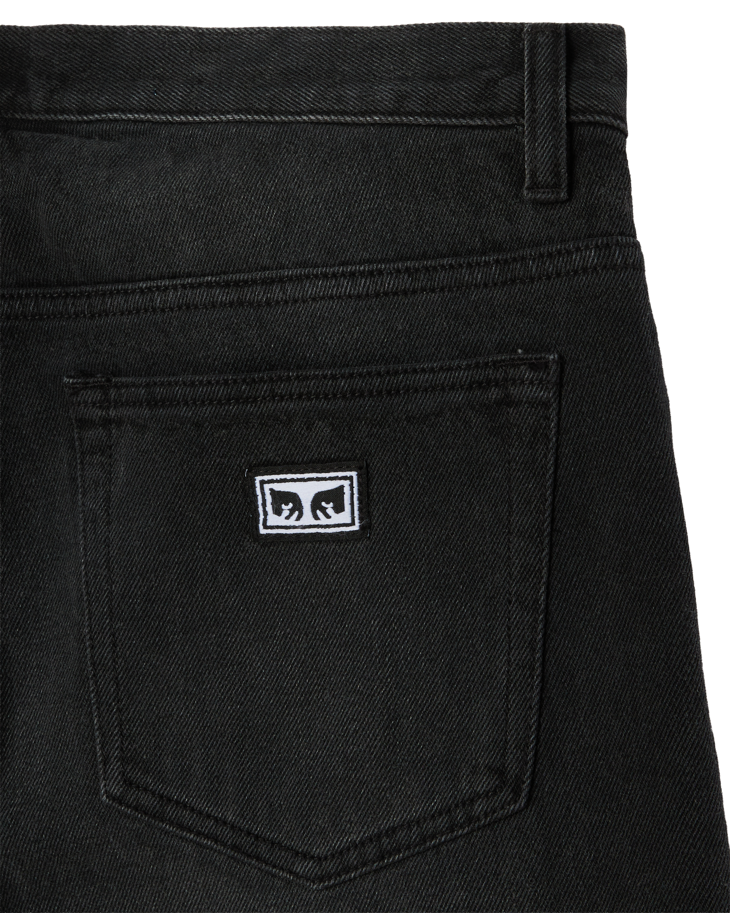 BOXCAR STRAIGHT LEG DENIM - HEAVY VINTAGE BLACK